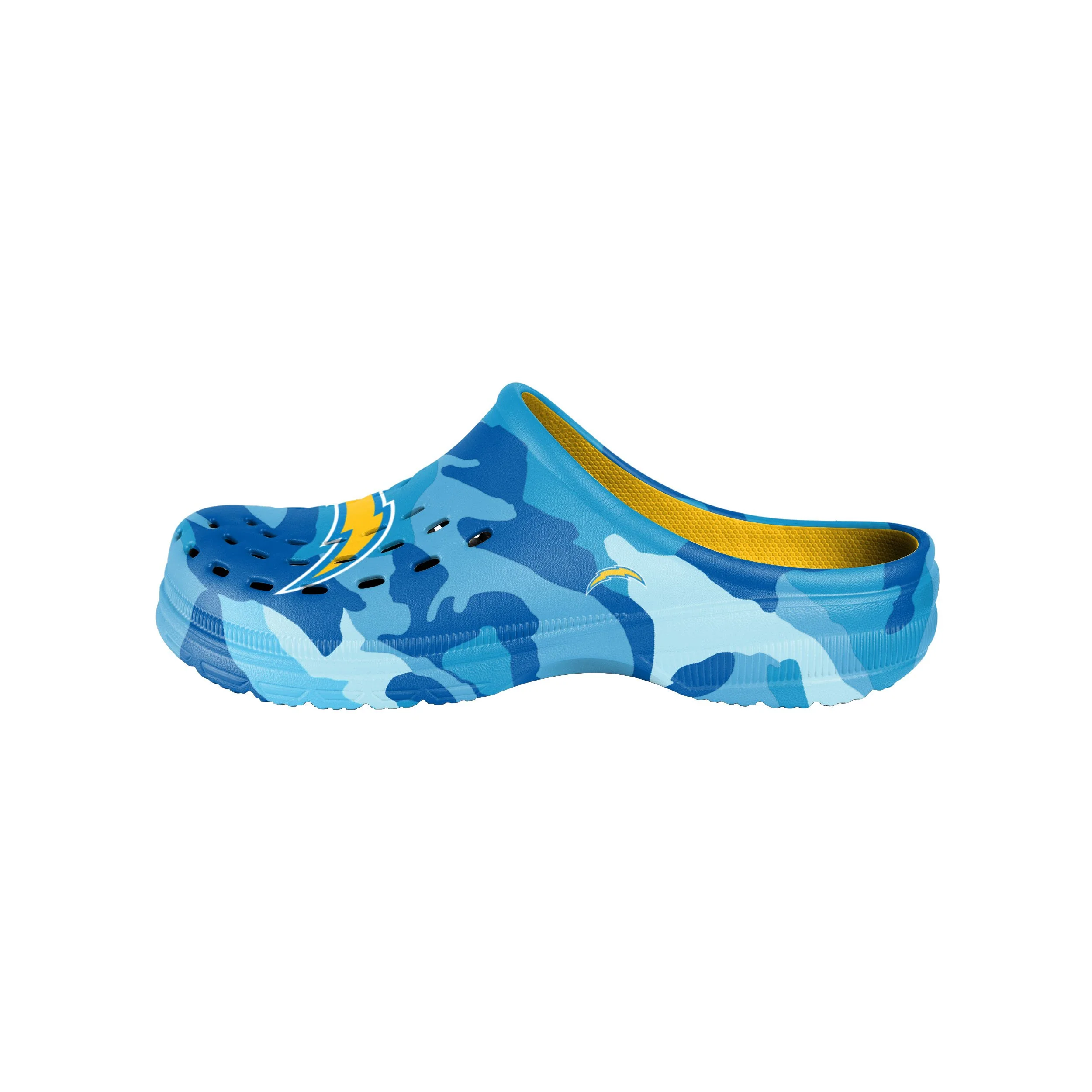 Los Angeles Chargers NFL Mens Tonal Camo Clog - Image 2