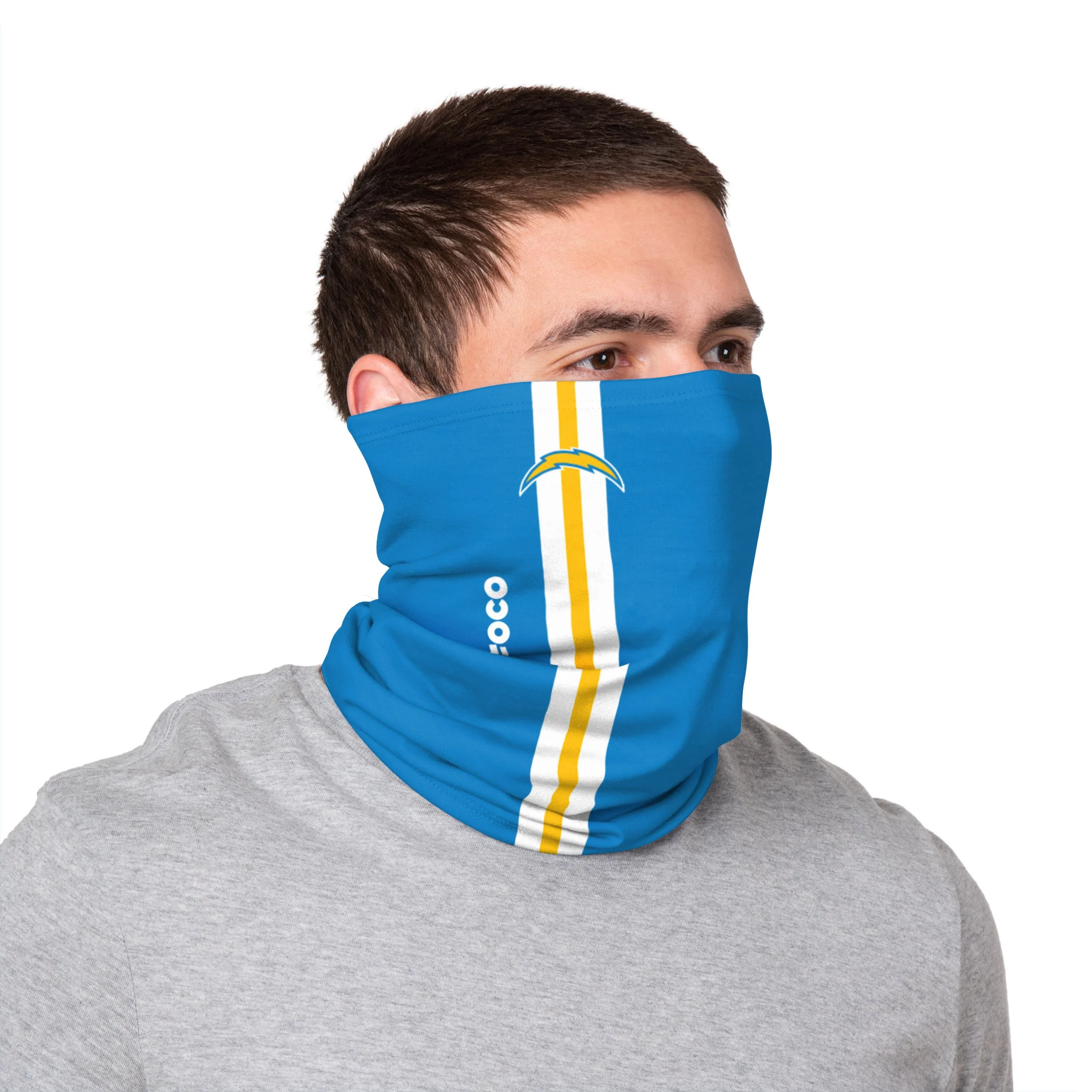 Los Angeles Chargers NFL On-Field Sideline Gaiter Scarf - Image 3