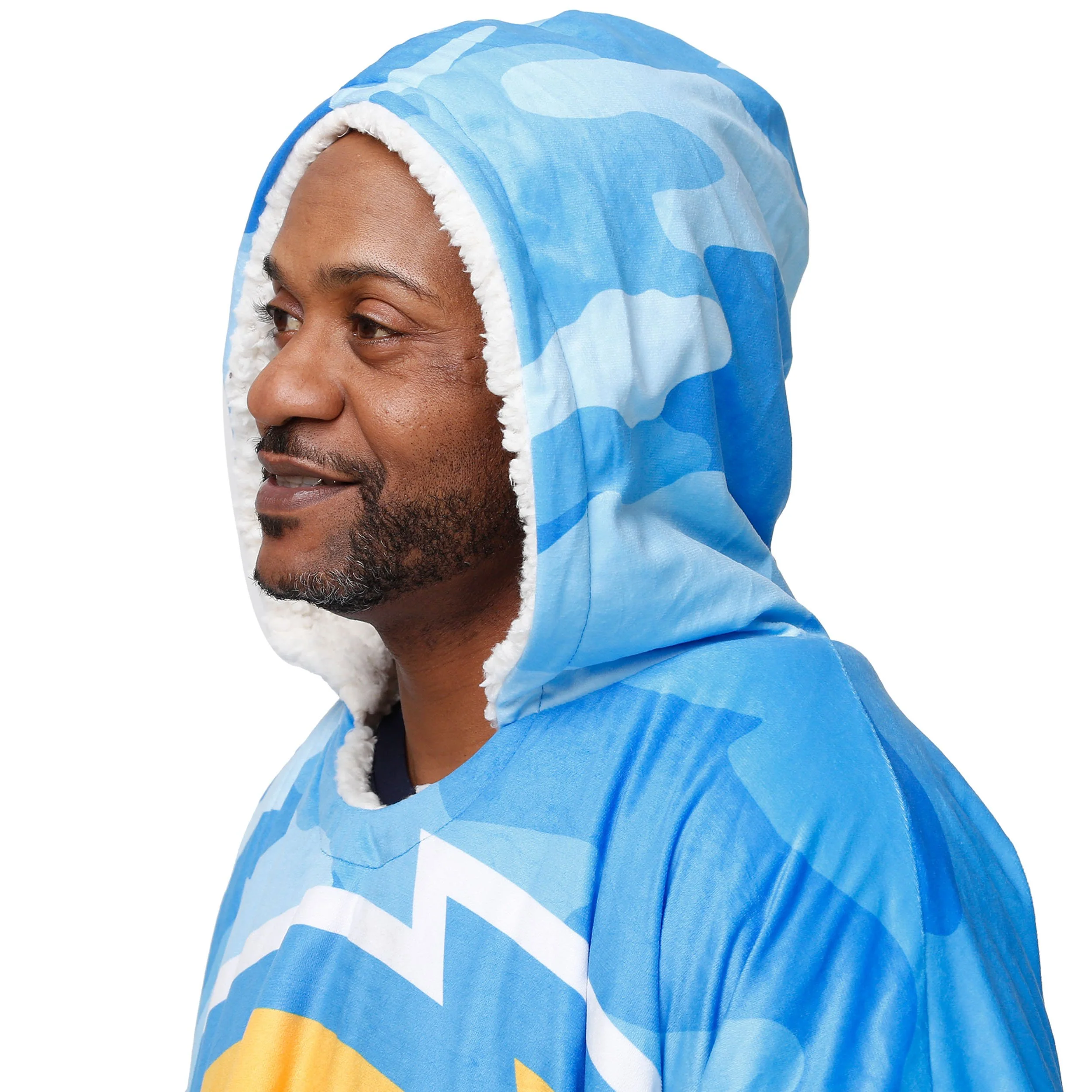 Los Angeles Chargers NFL Reversible Team Color Camo Hoodeez - Image 6