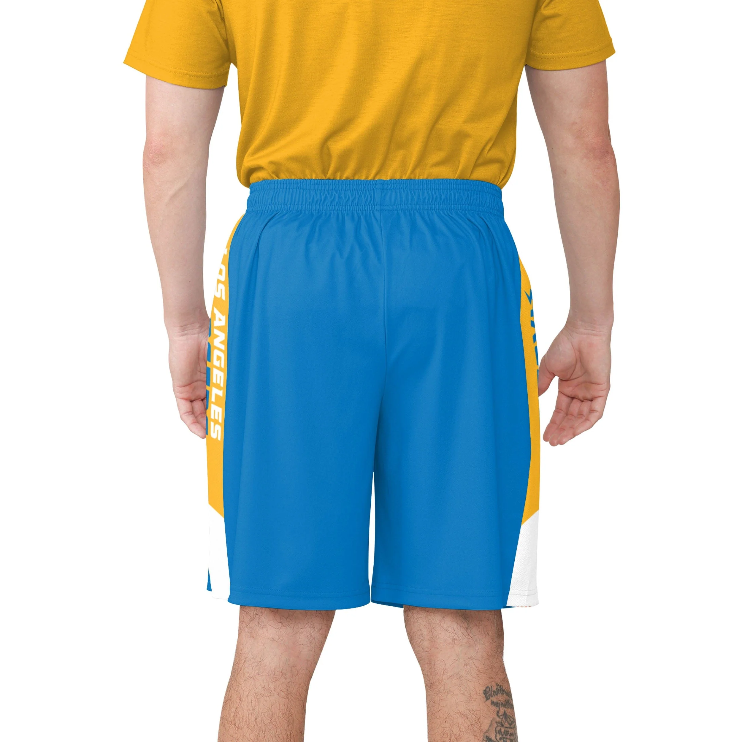 Los Angeles Chargers NFL Side Stripe Training Shorts - Image 3