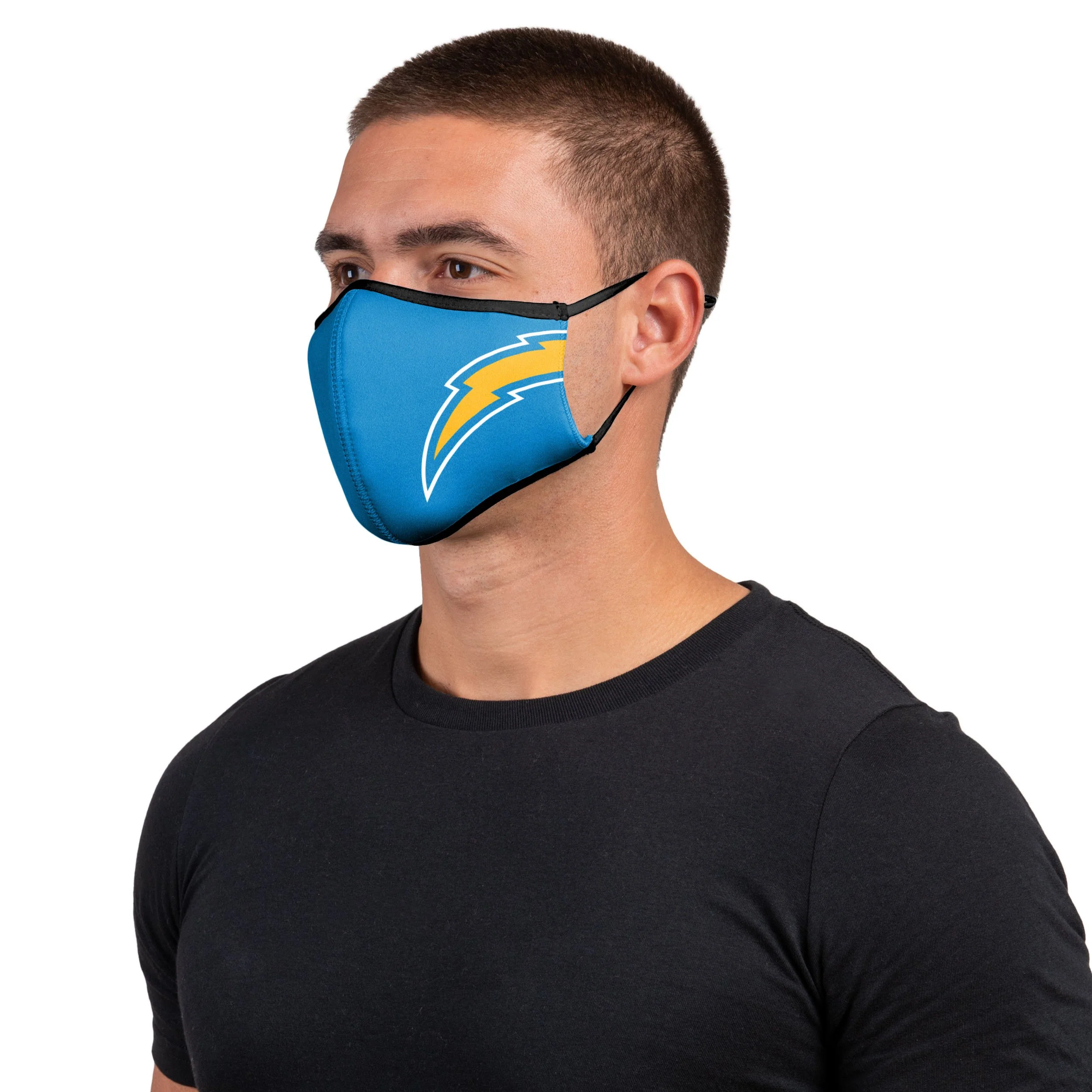 Los Angeles Chargers NFL Sport 3 Pack Face Cover - Image 2
