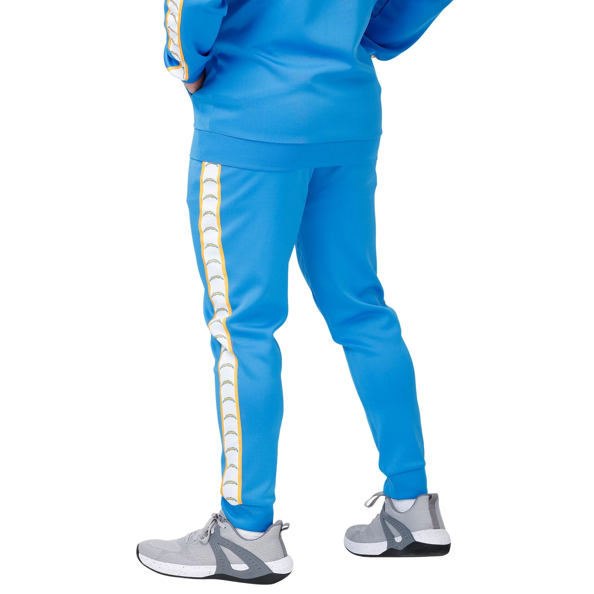 Los Angeles Chargers NFL Mens Stripe Logo Track Pants - Image 2