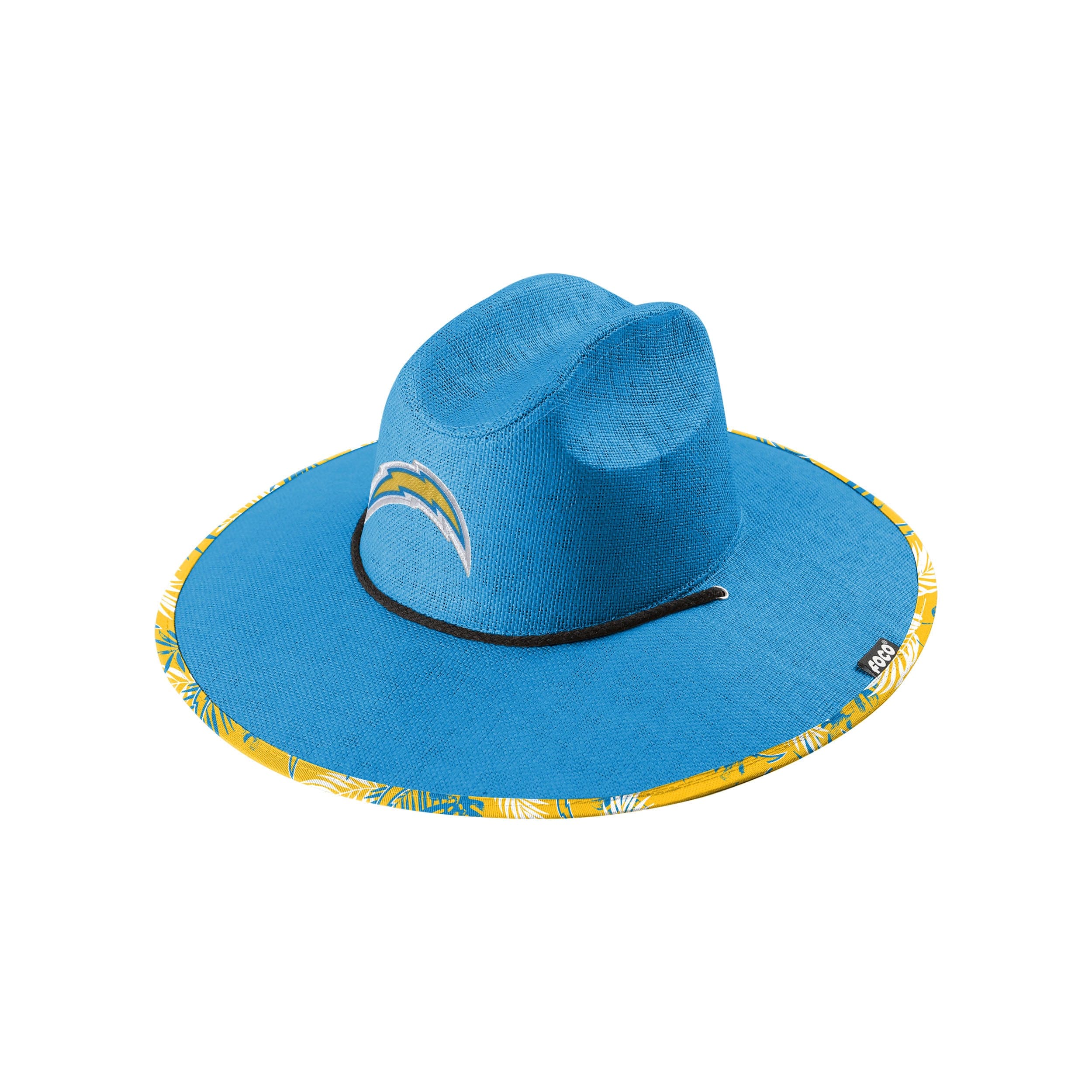 Los Angeles Chargers NFL Team Color Straw Hat - Image 3