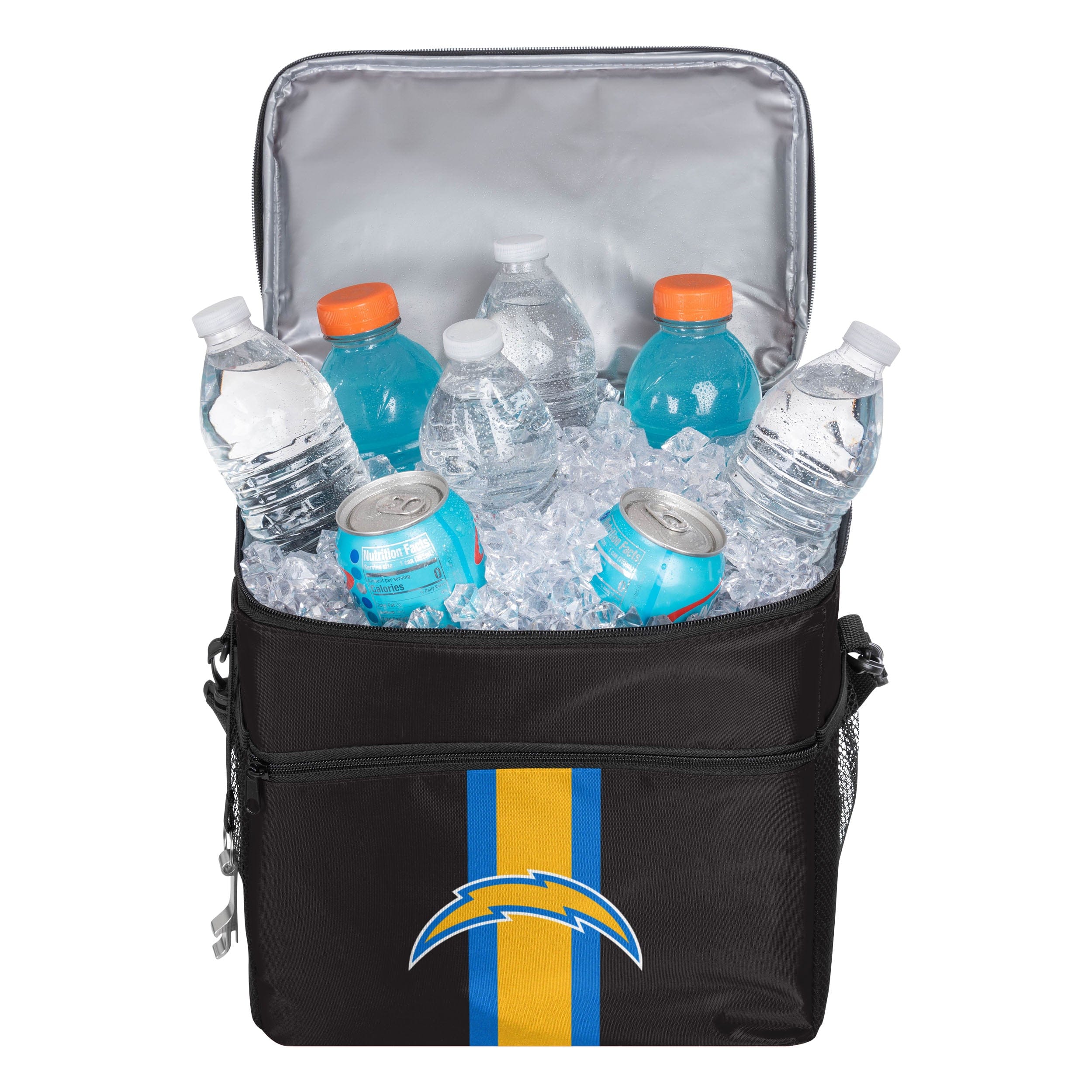 Los Angeles Chargers NFL Team Stripe Tailgate 24 Pack Cooler - Image 3
