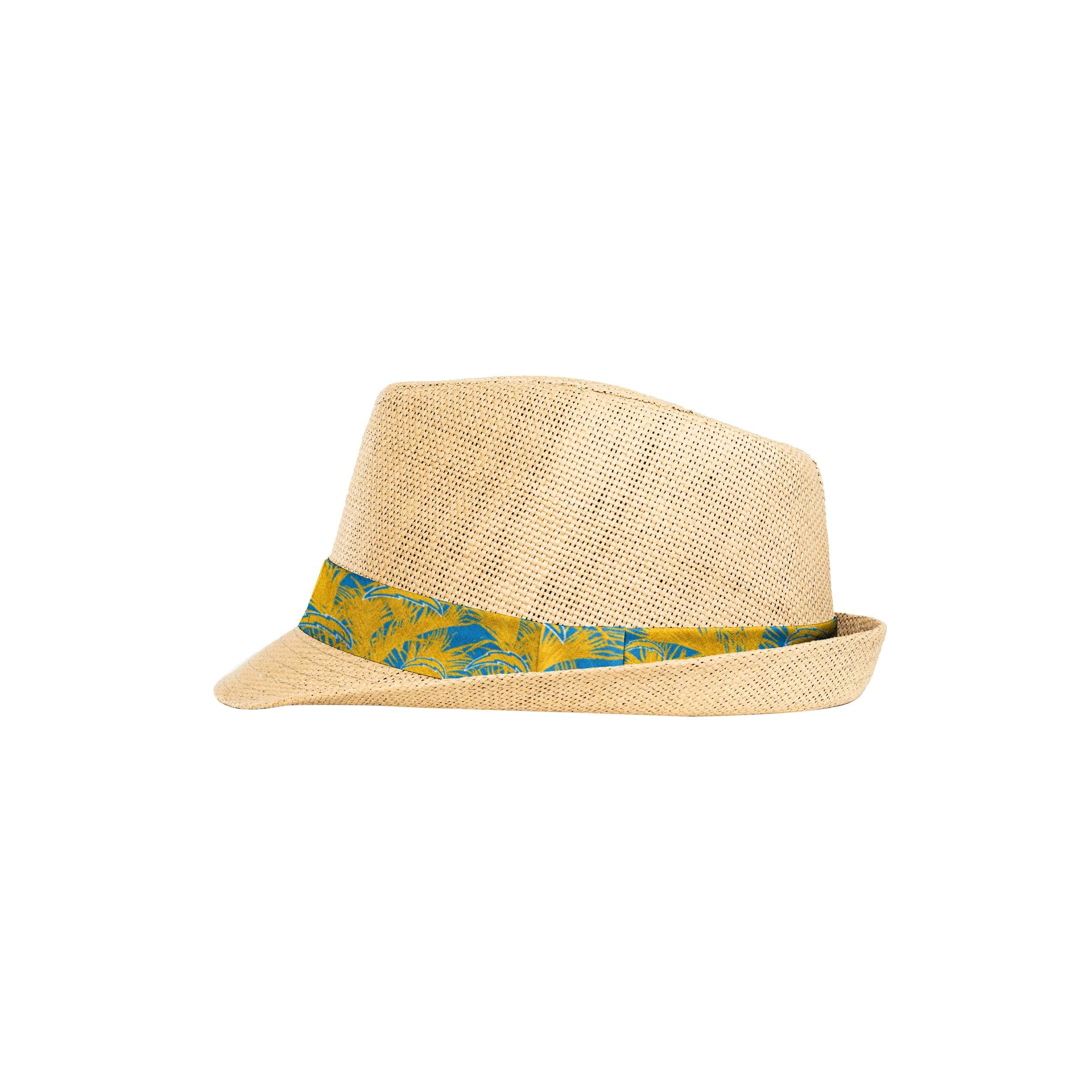 Los Angeles Chargers NFL Trilby Straw Hat - Image 2