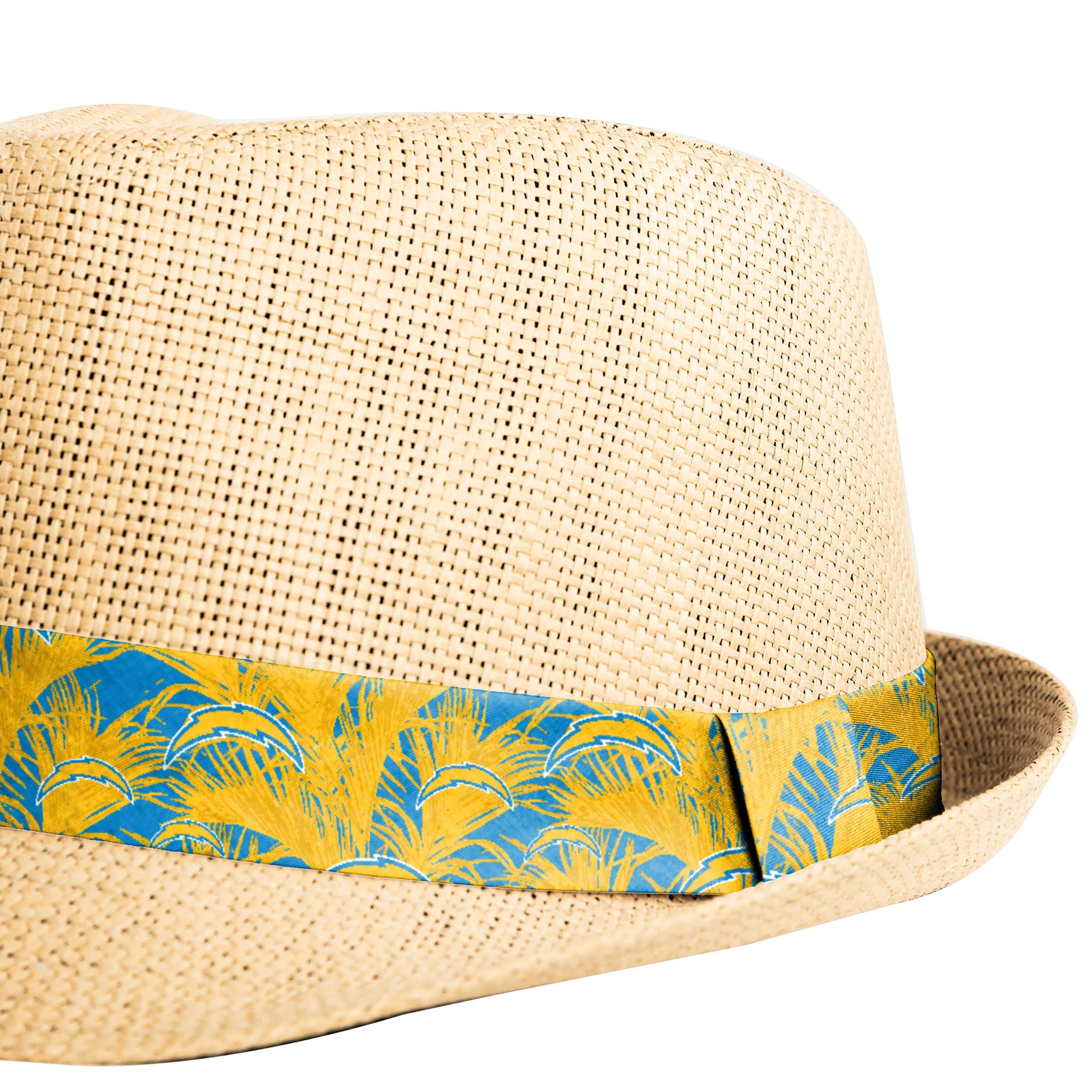 Los Angeles Chargers NFL Trilby Straw Hat - Image 3