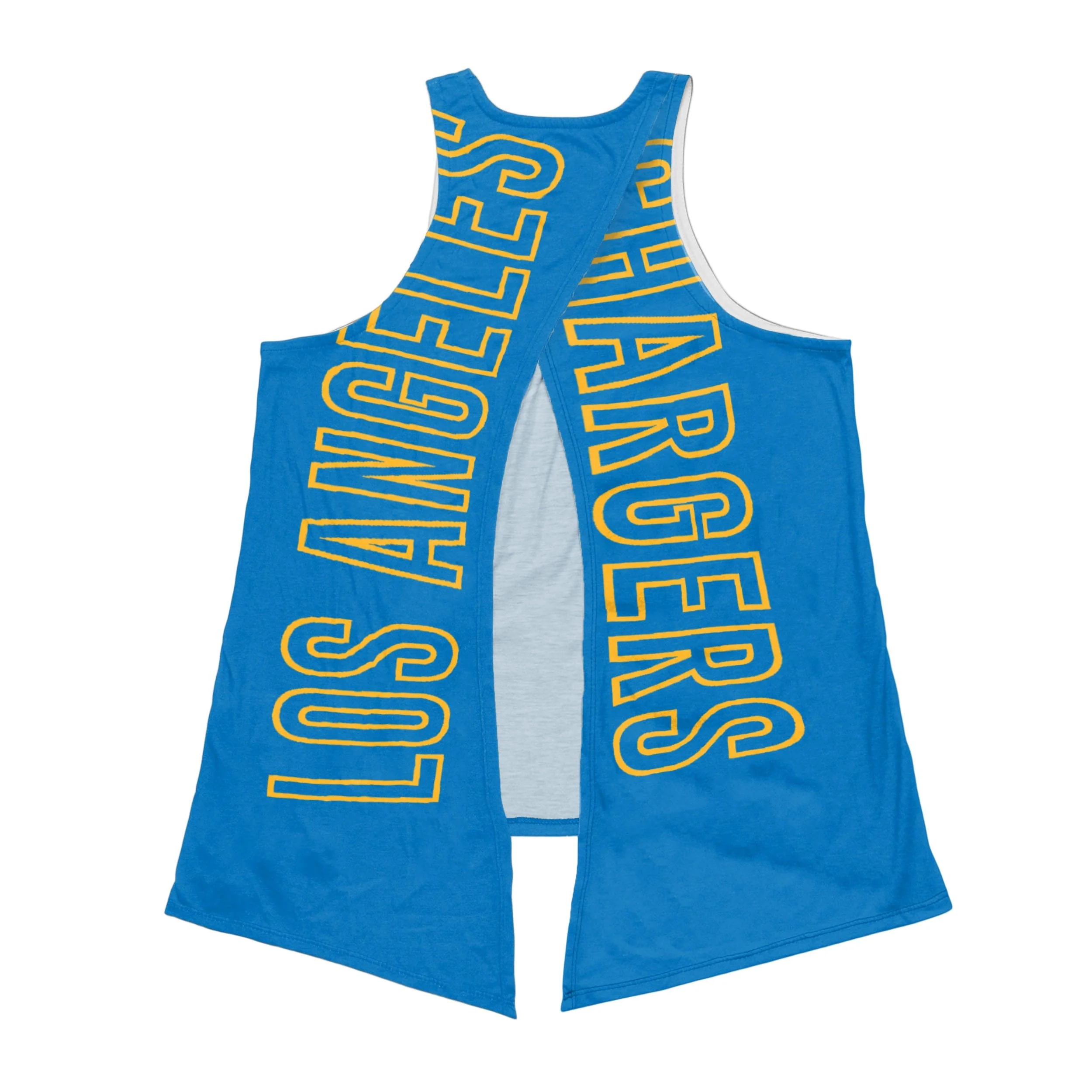 Los Angeles Chargers NFL Womens Tie-Breaker Sleeveless Top - Image 3