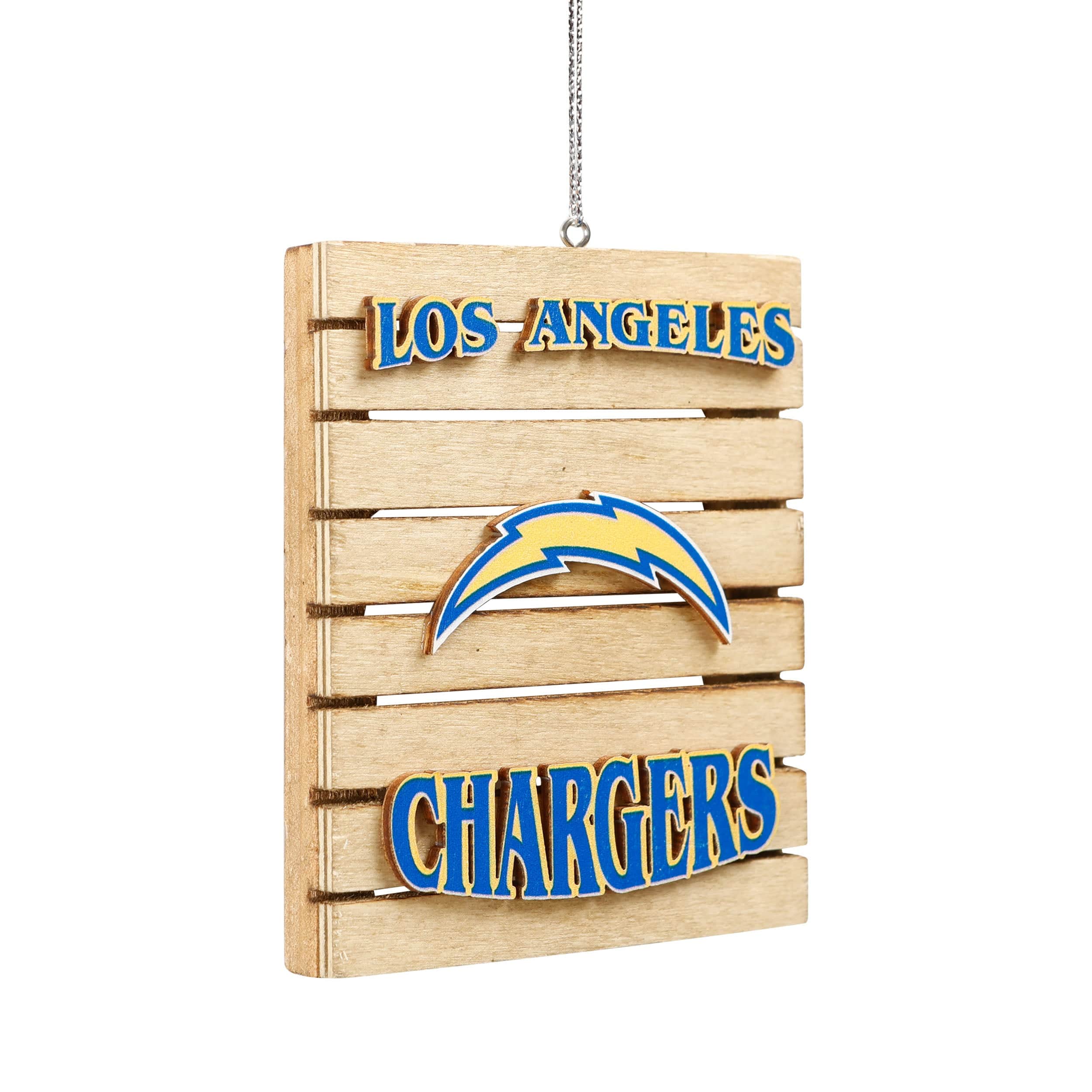 Los Angeles Chargers NFL Wood Pallet Sign Ornament - Image 2