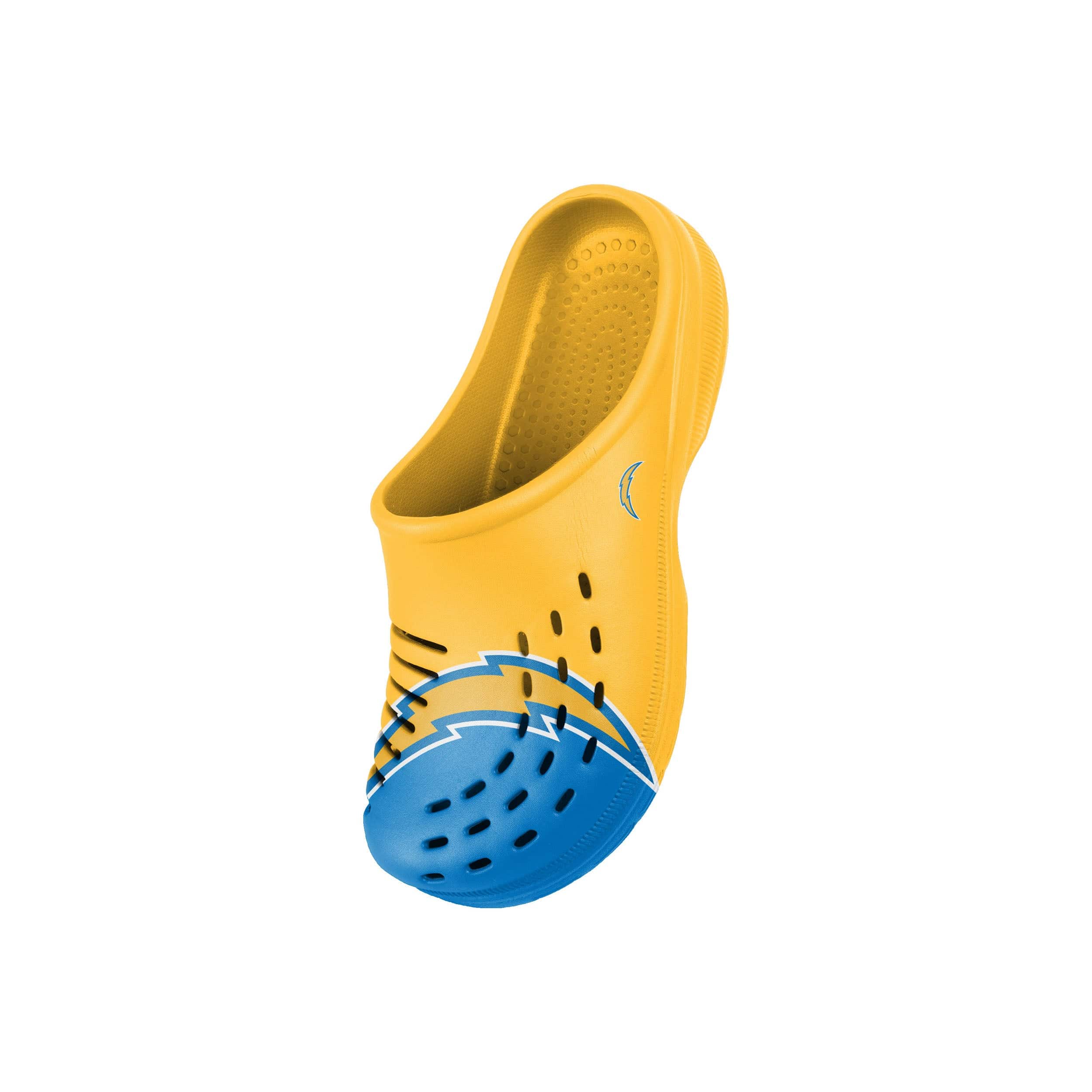 Los Angeles Chargers NFL Youth Colorblock Big Logo Clog - Image 3