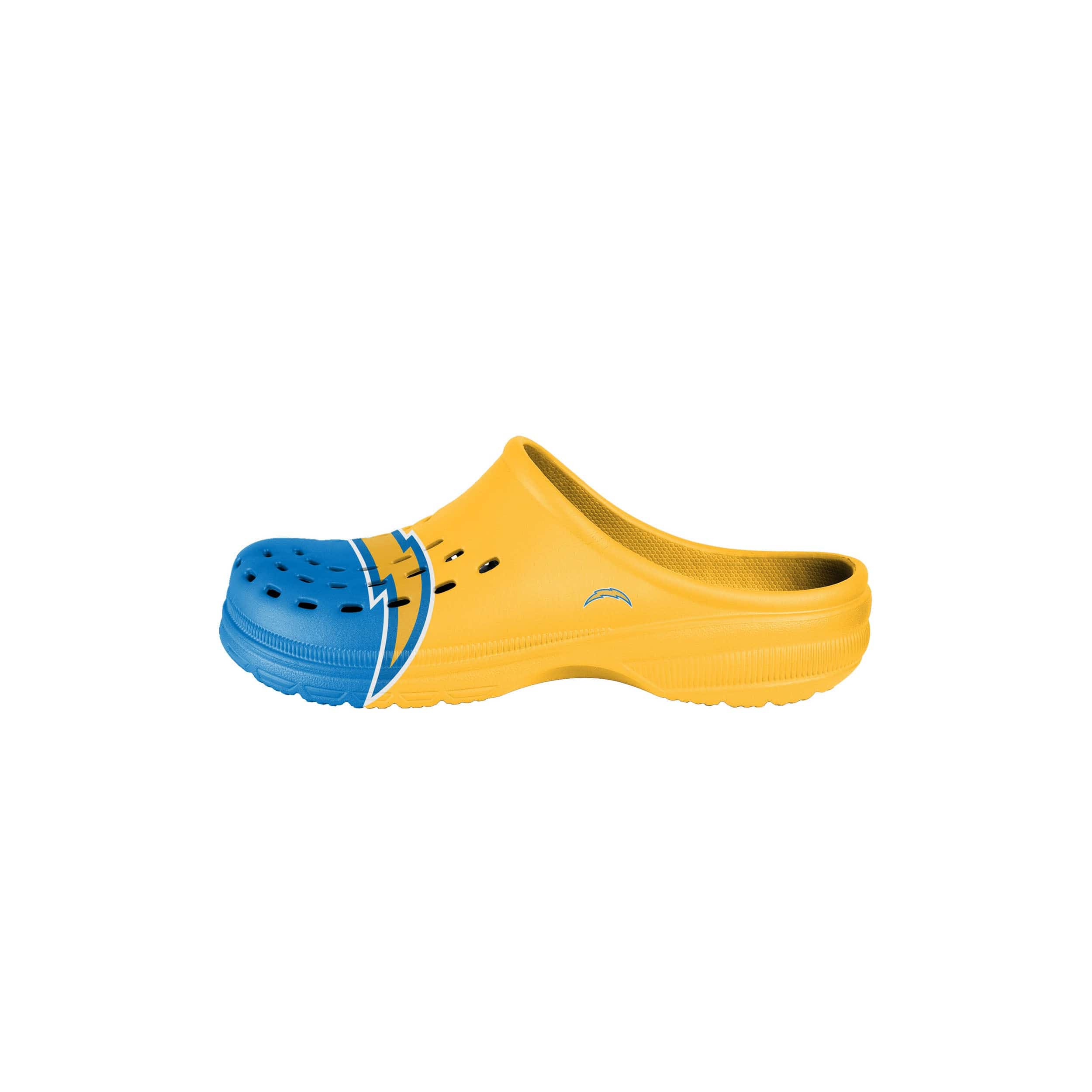 Los Angeles Chargers NFL Youth Colorblock Big Logo Clog - Image 4