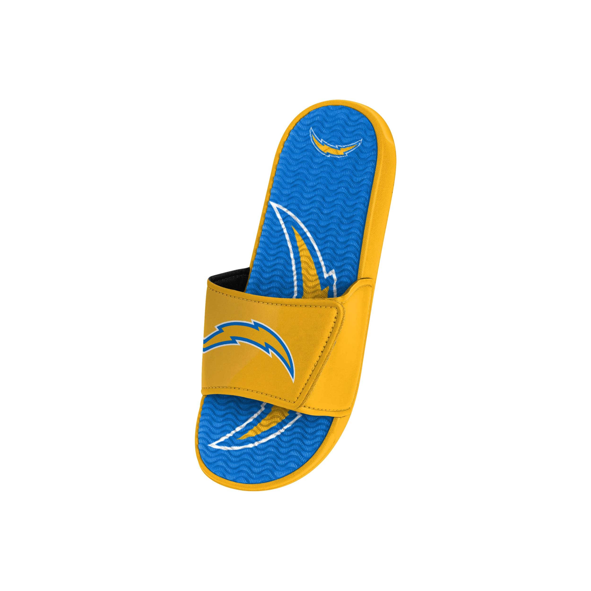 Los Angeles Chargers NFL Youth Colorblock Big Logo Gel Slide - Image 3