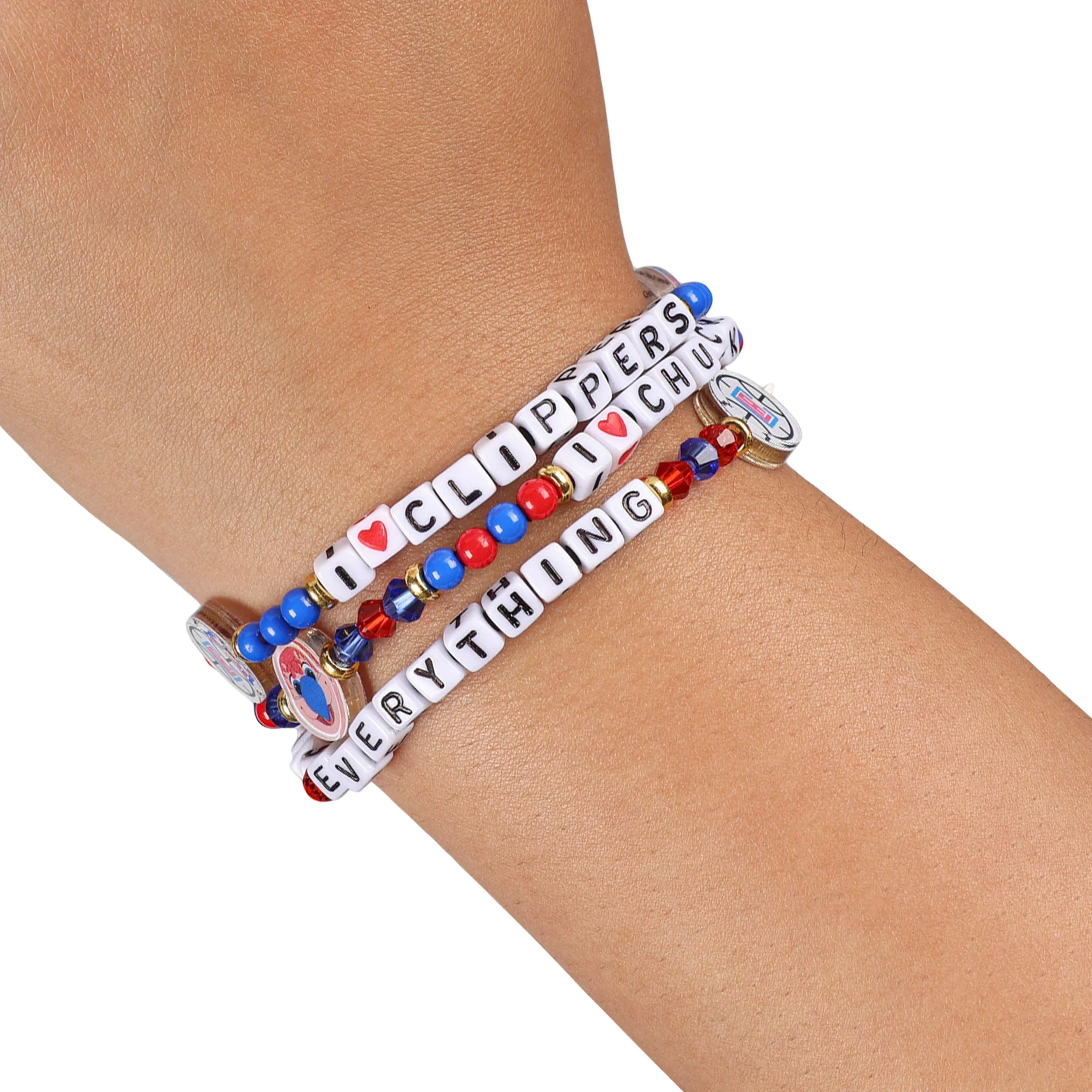 Los Angeles Clippers NBA 3 Pack Friendship Bracelet - Image 4