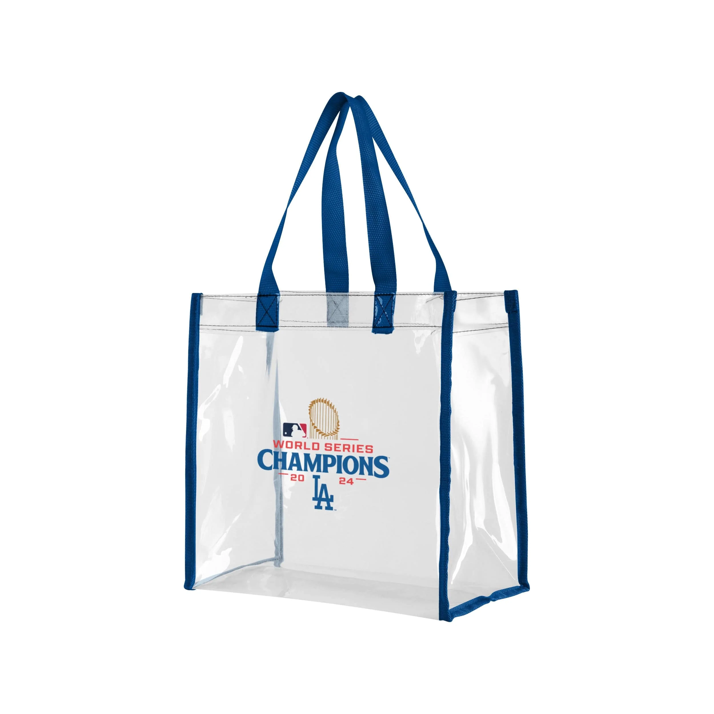 Los Angeles Dodgers MLB 2024 World Series Champions Clear Reusable Bag - Image 2