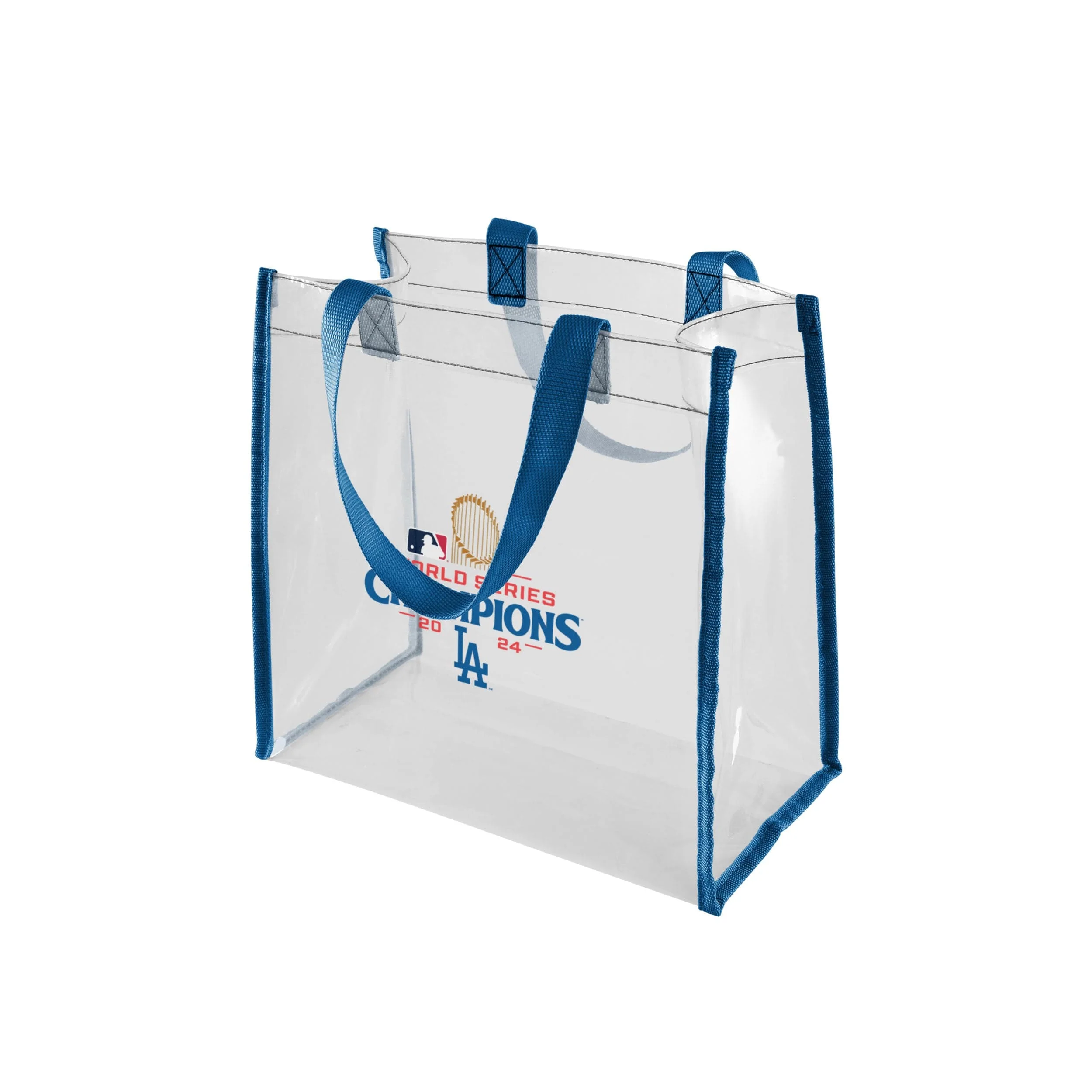 Los Angeles Dodgers MLB 2024 World Series Champions Clear Reusable Bag - Image 3