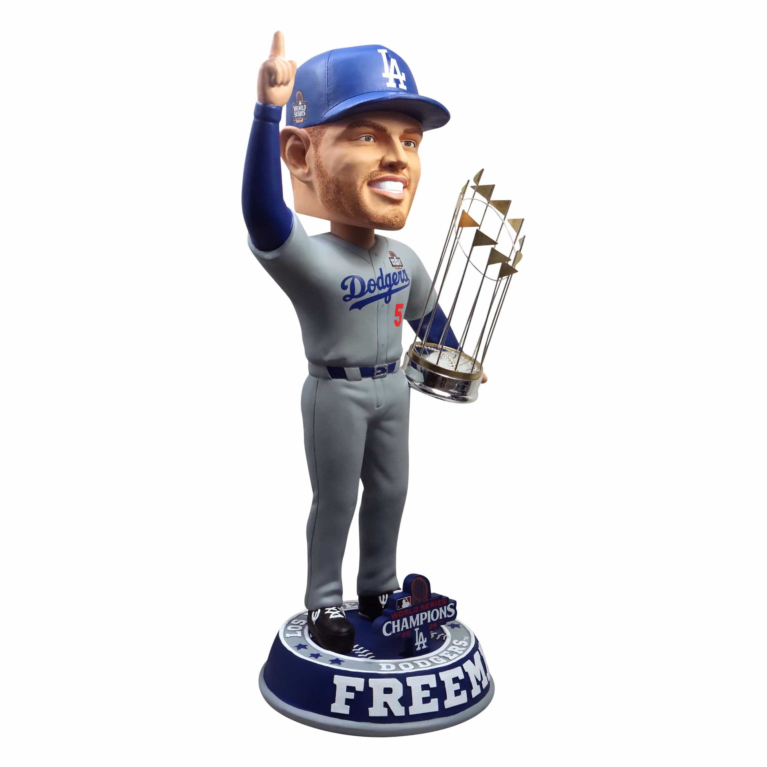 Los Angeles Dodgers MLB 2024 World Series Champions Freddie Freeman 3 Ft Player Bobblehead - Image 4
