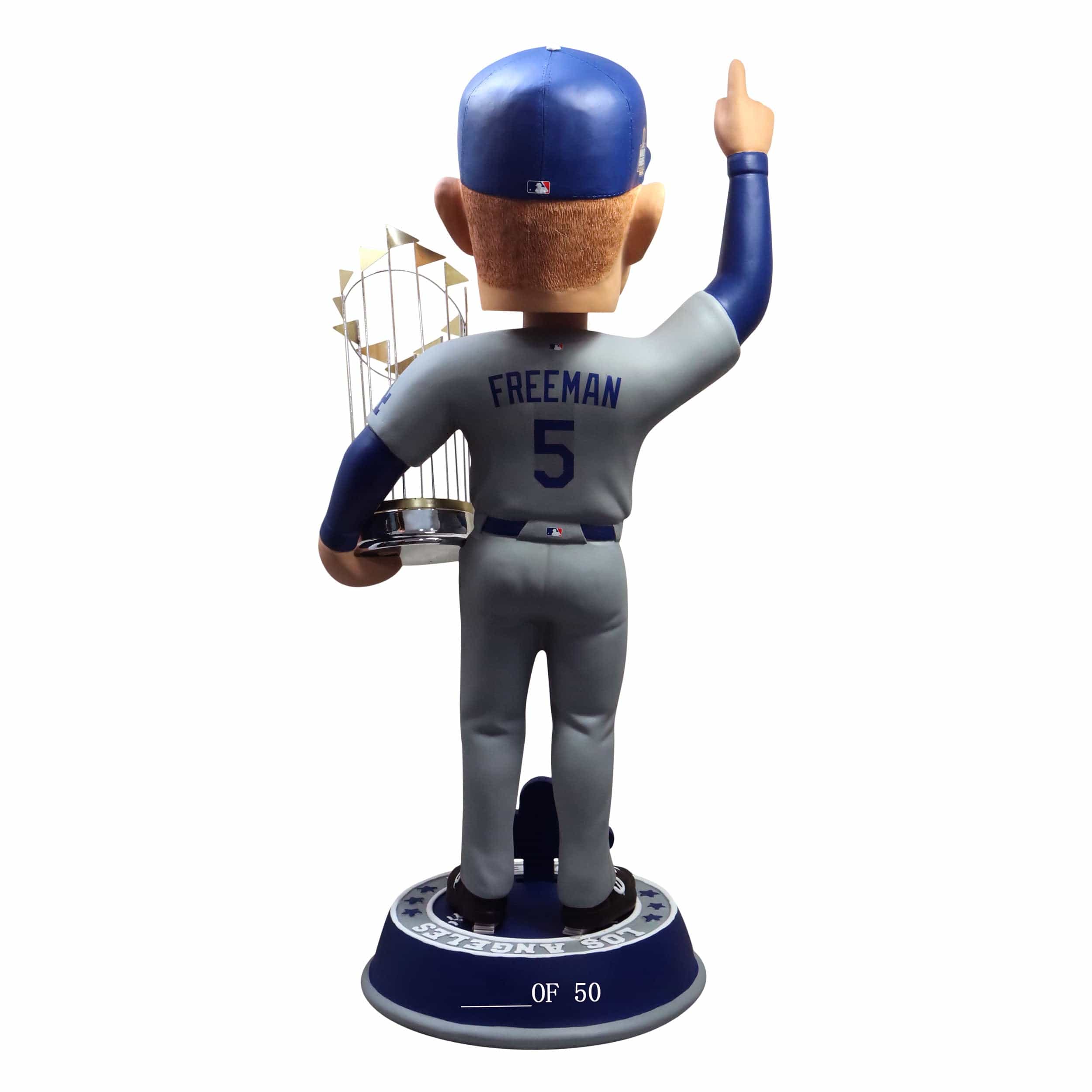 Los Angeles Dodgers MLB 2024 World Series Champions Freddie Freeman 3 Ft Player Bobblehead - Image 5