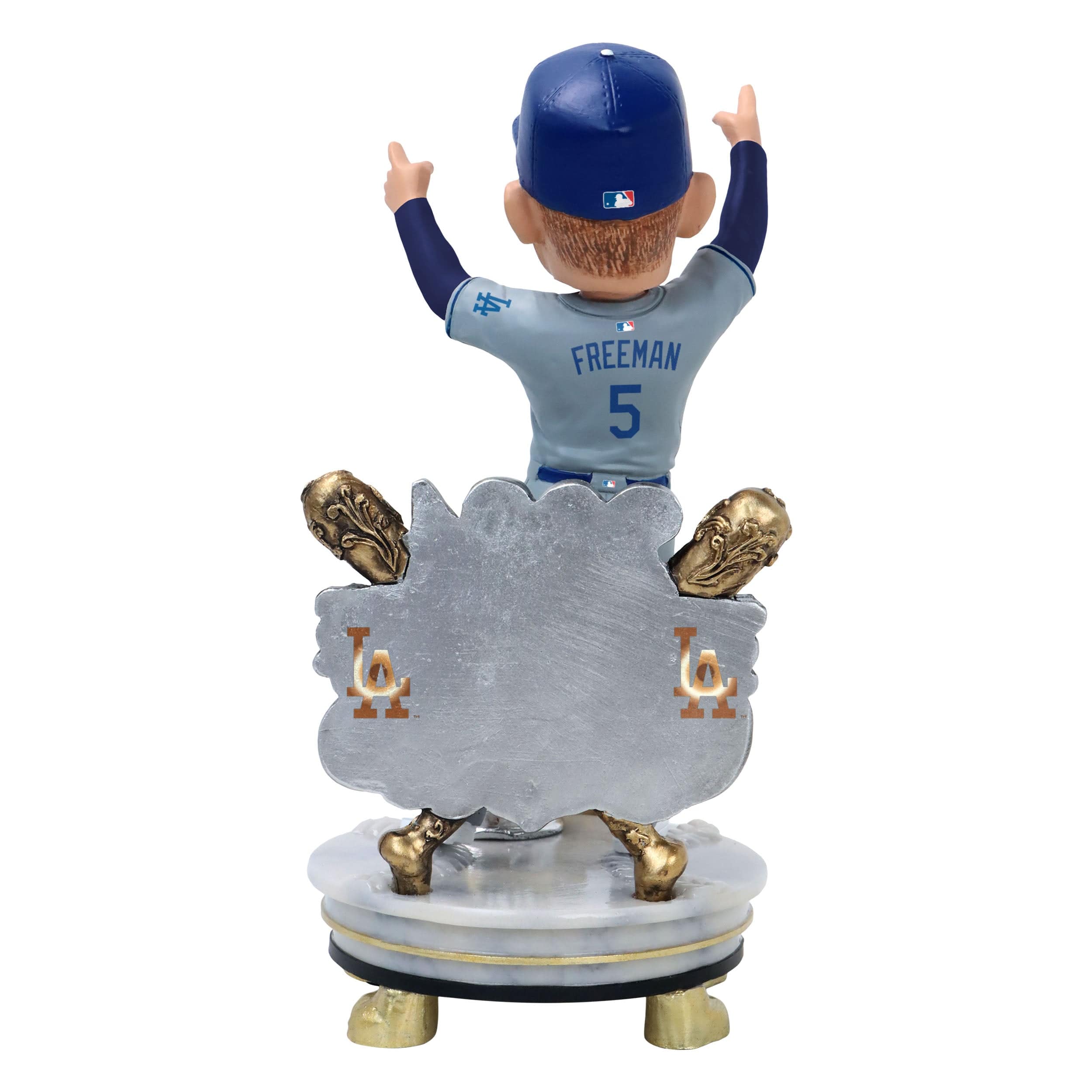 Los Angeles Dodgers MLB 2024 World Series Champions Freddie Freeman Alternate Jersey Celebration Bobblehead - Image 5