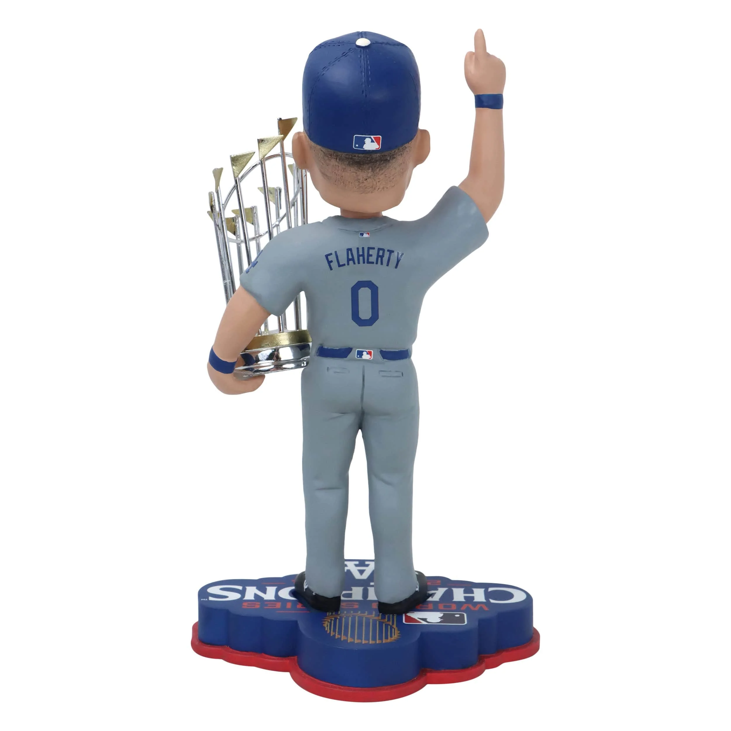 Los Angeles Dodgers MLB 2024 World Series Champions Jack Flaherty Bobblehead - Image 2