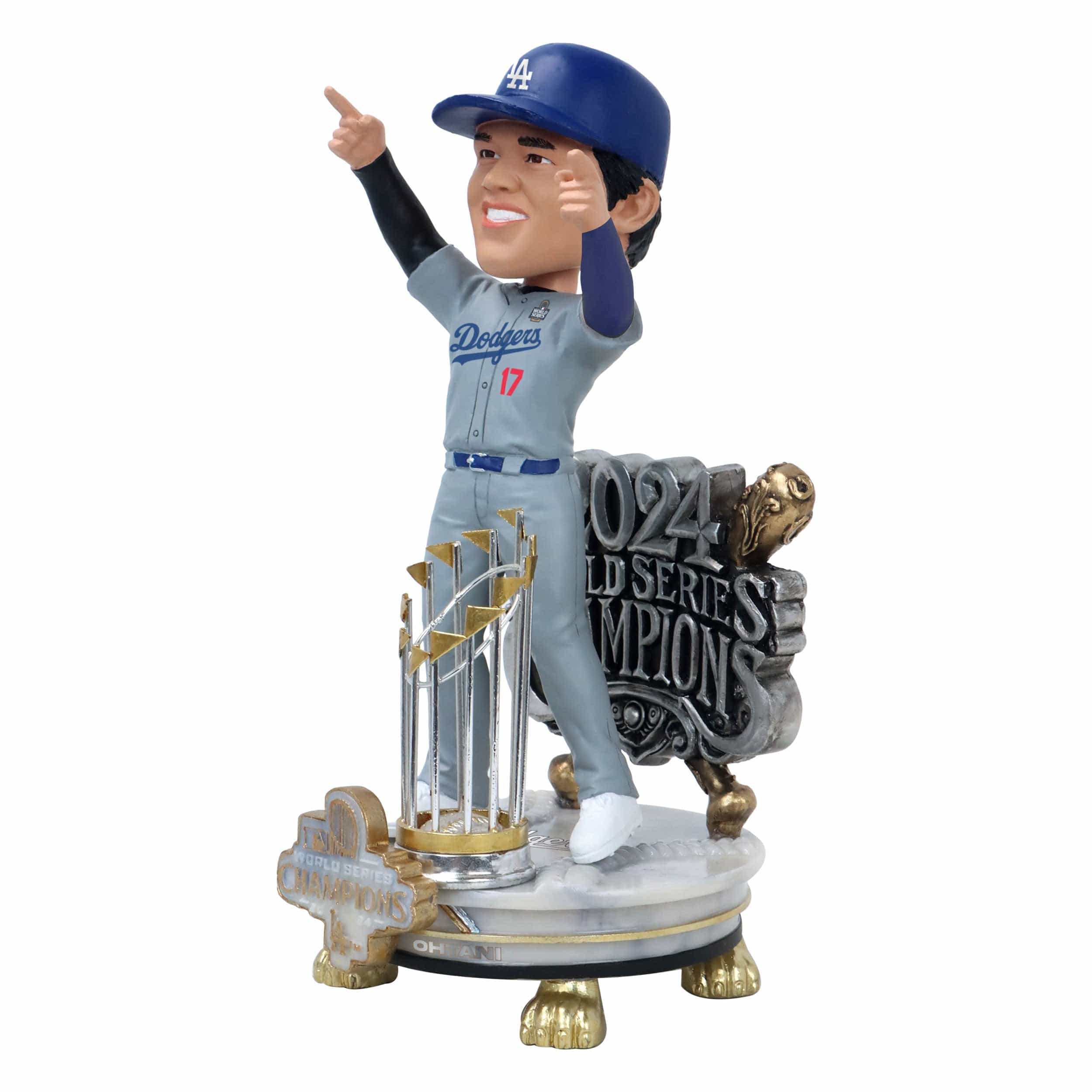 Los Angeles Dodgers MLB 2024 World Series Champions Shohei Ohtani Alternate Jersey Celebration Bobblehead - Image 4