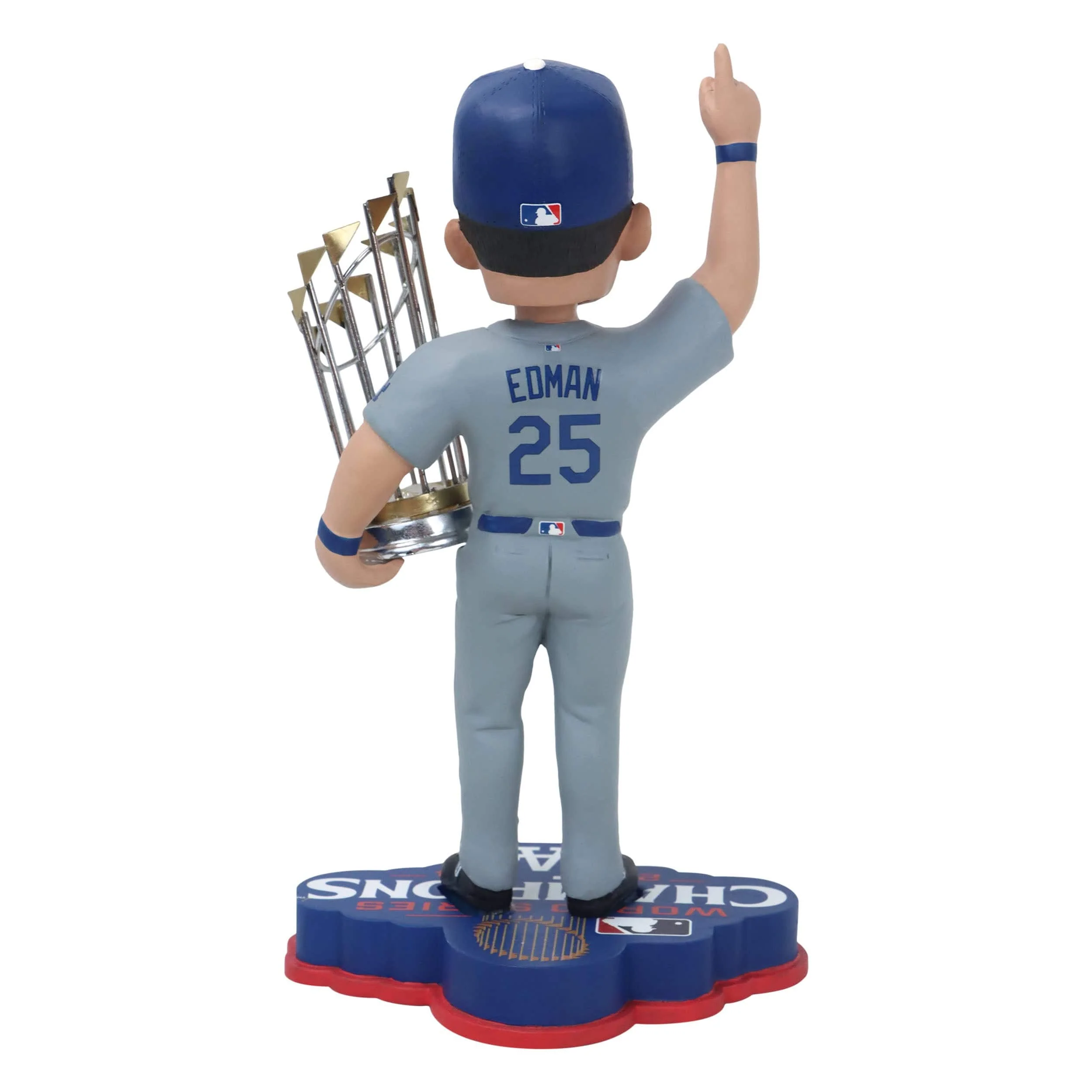 Los Angeles Dodgers MLB 2024 World Series Champions Tommy Edman Bobblehead - Image 2