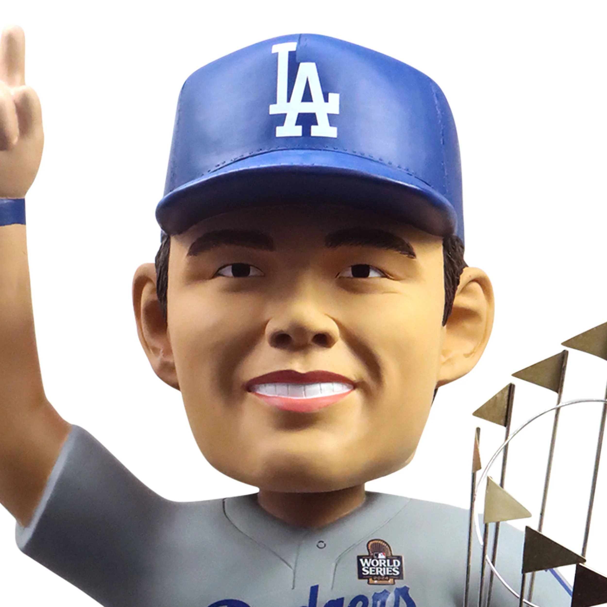 Los Angeles Dodgers MLB 2024 World Series Champions Yoshinobu Yamamoto 3 Ft Player Bobblehead - Image 2
