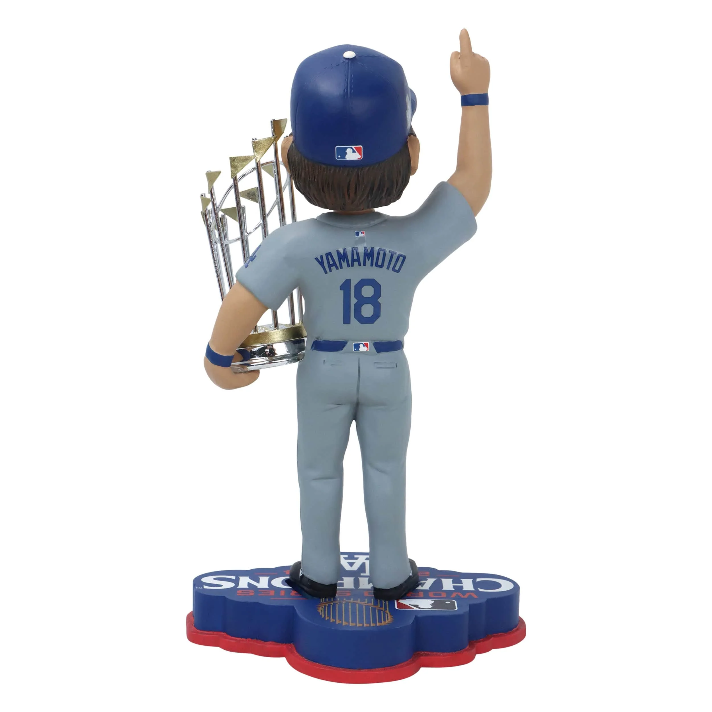 Los Angeles Dodgers MLB 2024 World Series Champions Yoshinobu Yamamoto Bobblehead - Image 2