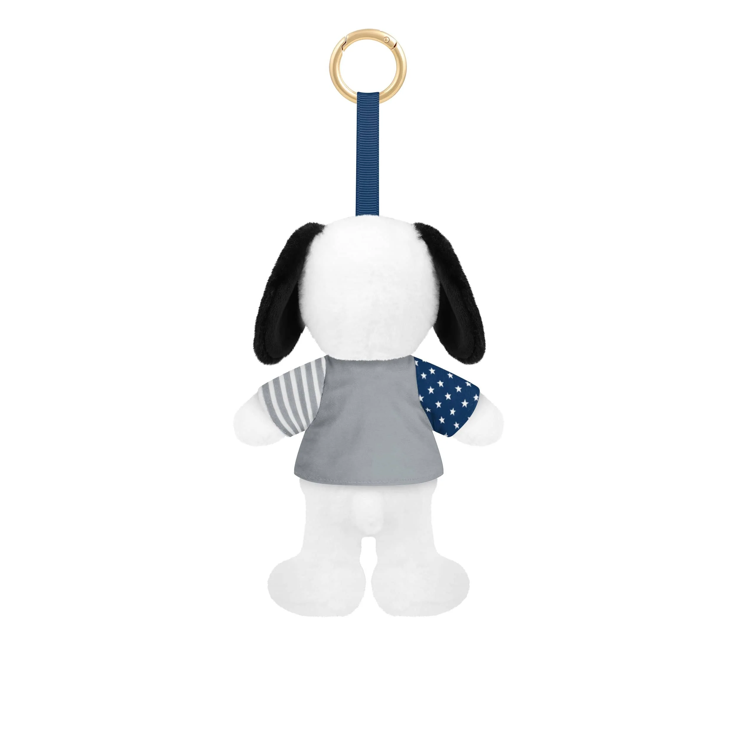 Los Angeles Dodgers MLB Americana Plush Snoopy Peanuts Bag Charm Keychain - Image 2