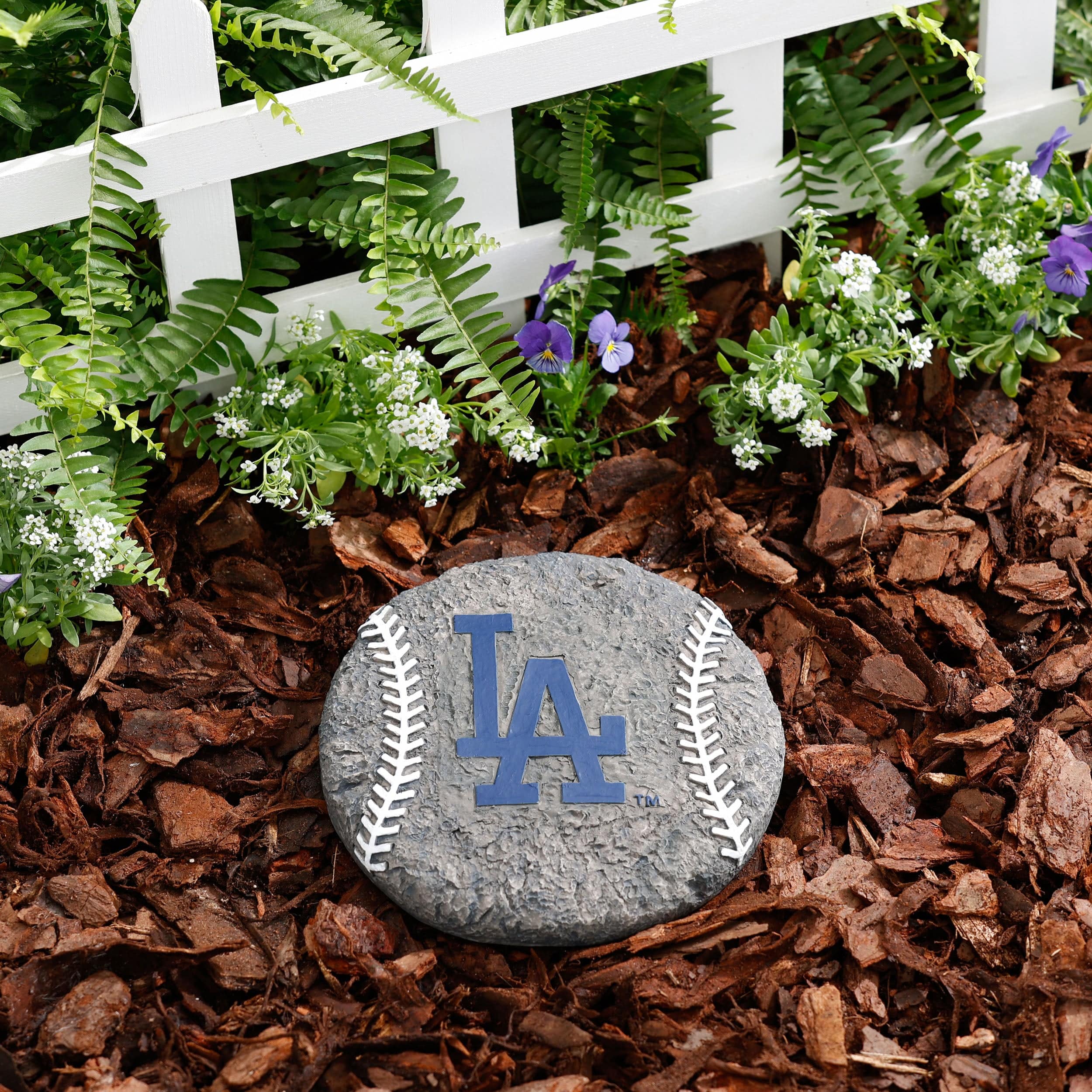 Los Angeles Dodgers MLB Ball Garden Stone - Image 2
