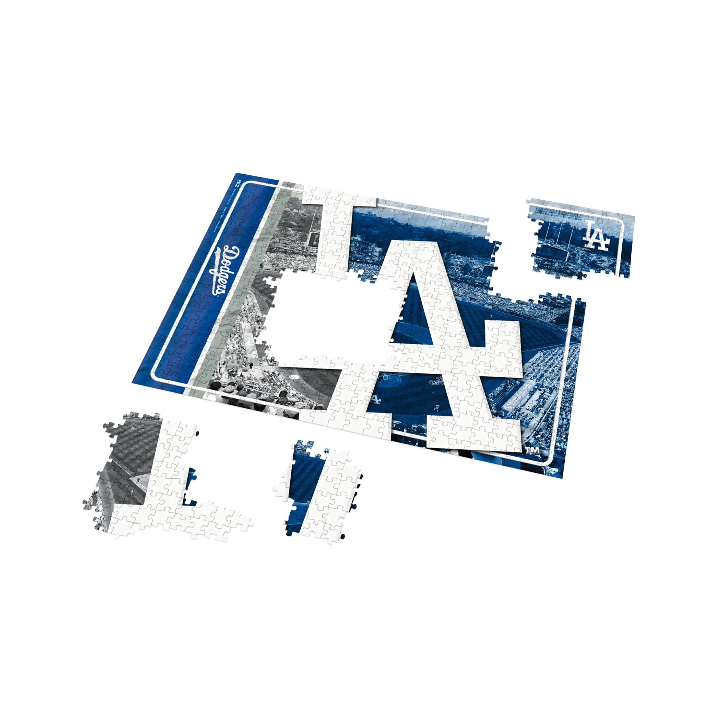 Los Angeles Dodgers MLB Big Logo 500 Piece Jigsaw Puzzle PZLZ - Image 3