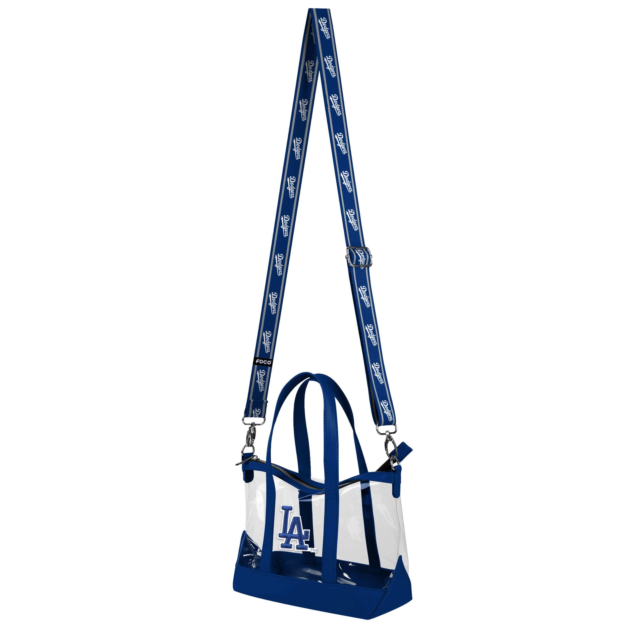 Los Angeles Dodgers MLB Clear Crossbody Mini Tote Bag (PREORDER - SHIPS LATE MAY) - Image 2