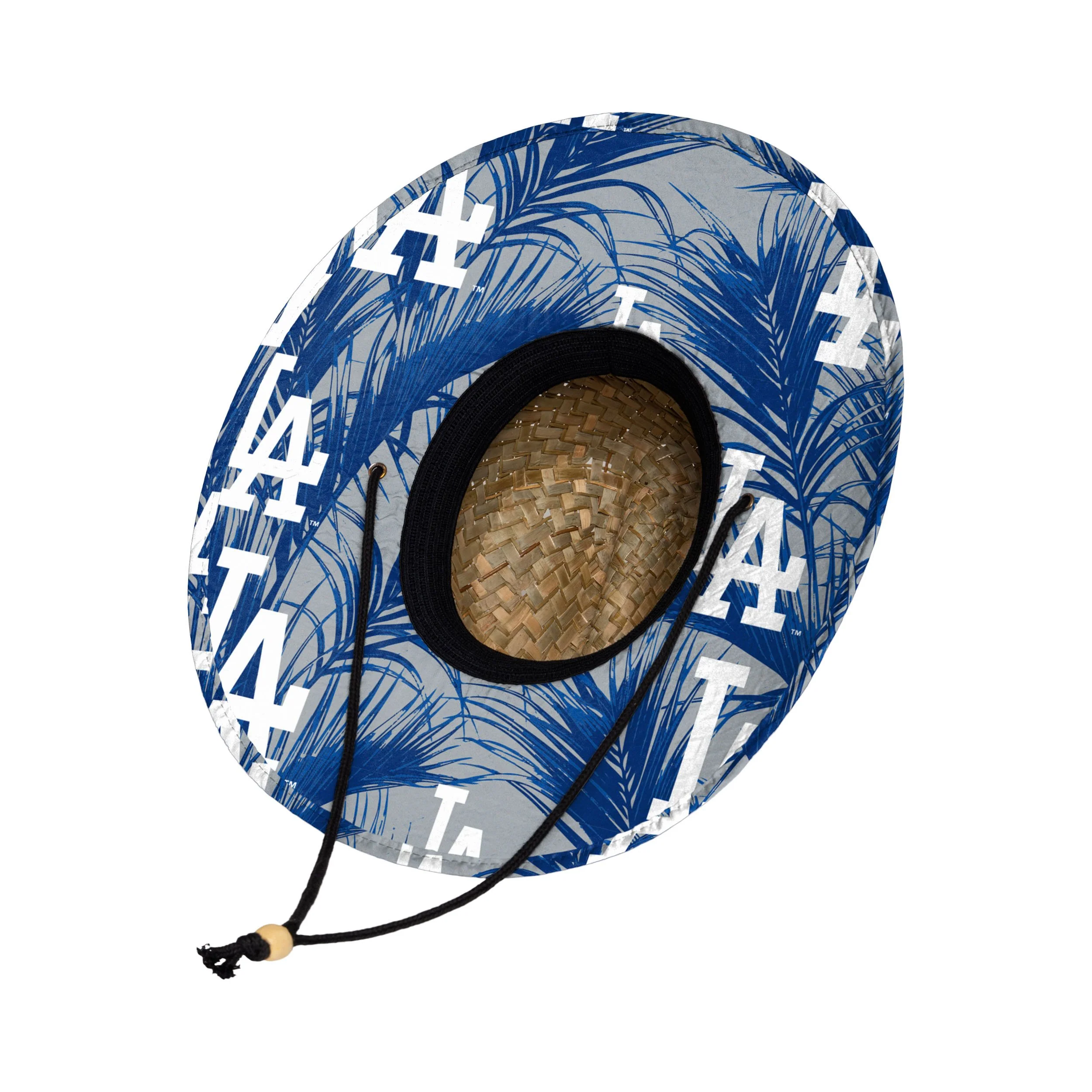 Los Angeles Dodgers MLB Floral Straw Hat - Image 2