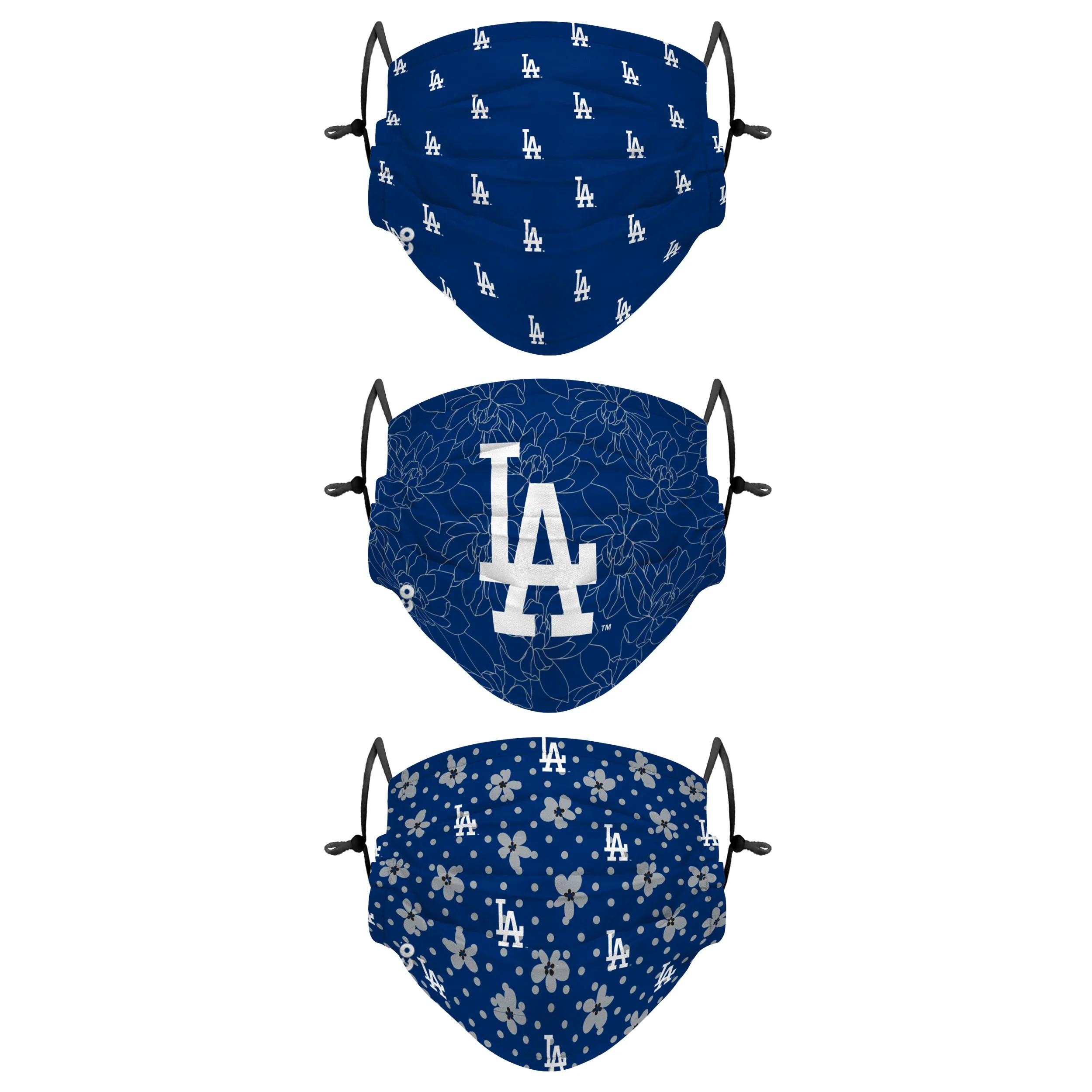 Los Angeles Dodgers MLB Gameday Gardener 3 Pack Face Cover