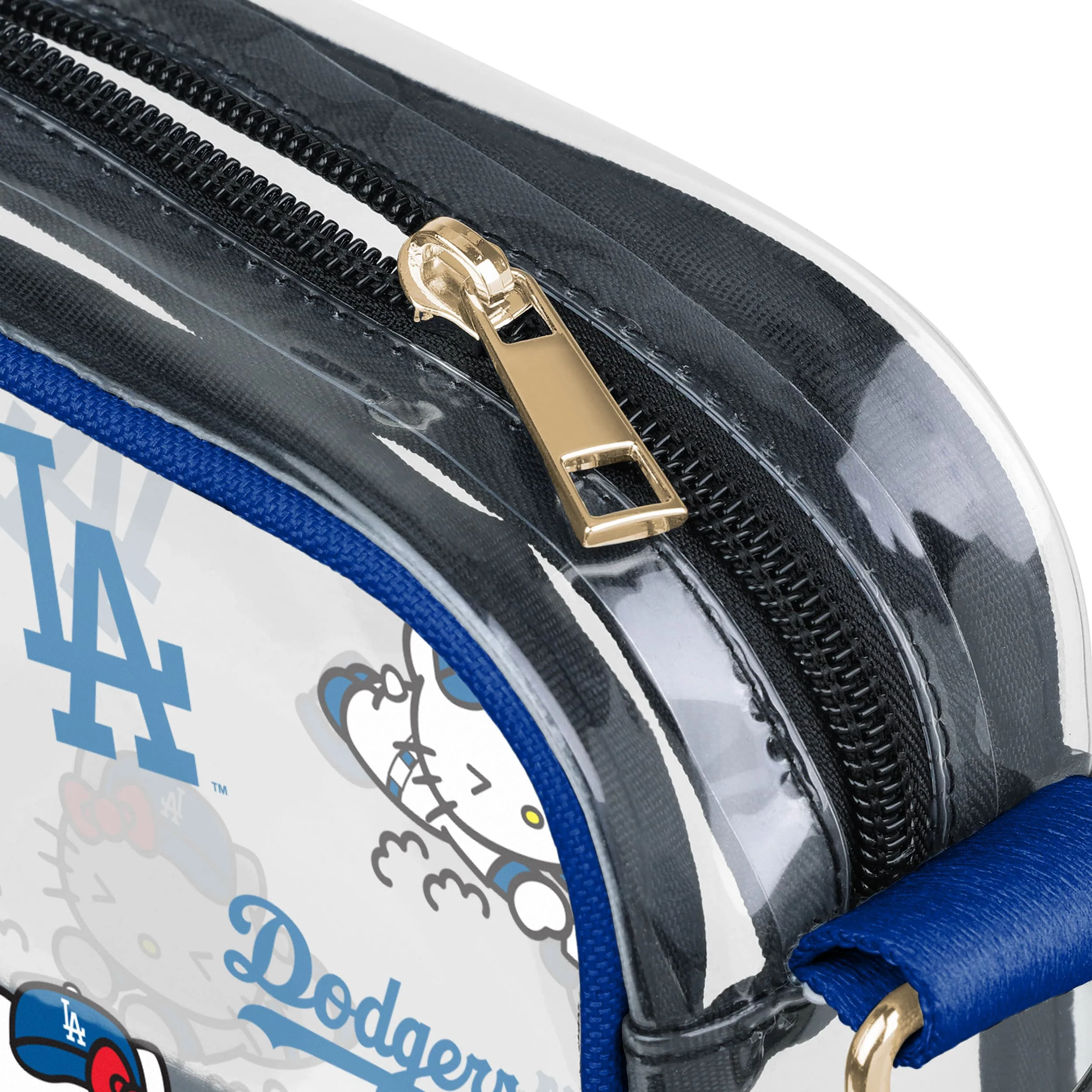 Los Angeles Dodgers MLB Hello Kitty® Clear Crossbody Bag (PREORDER - SHIPS MID JUNE) - Image 4