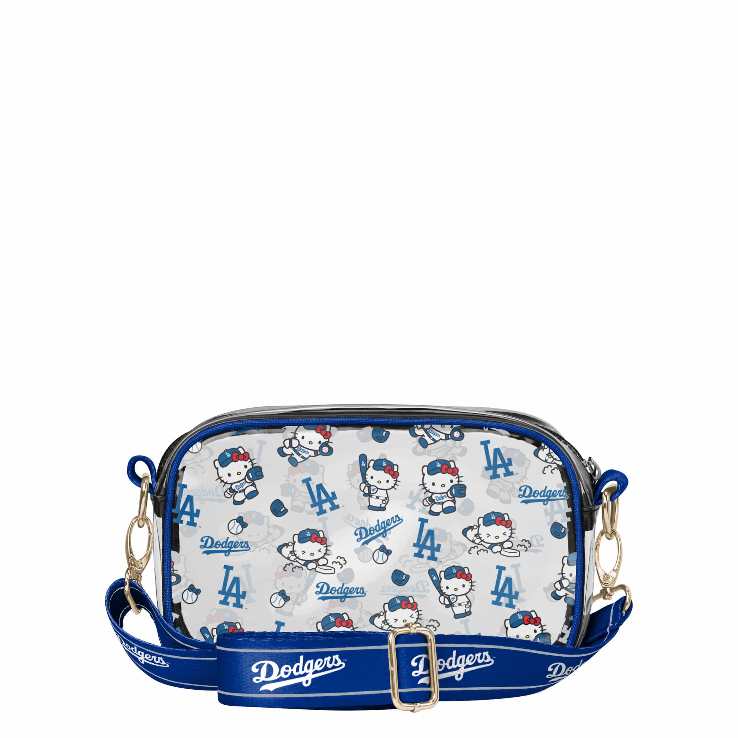 Los Angeles Dodgers MLB Hello Kitty® Clear Crossbody Bag (PREORDER - SHIPS MID JUNE) - Image 5