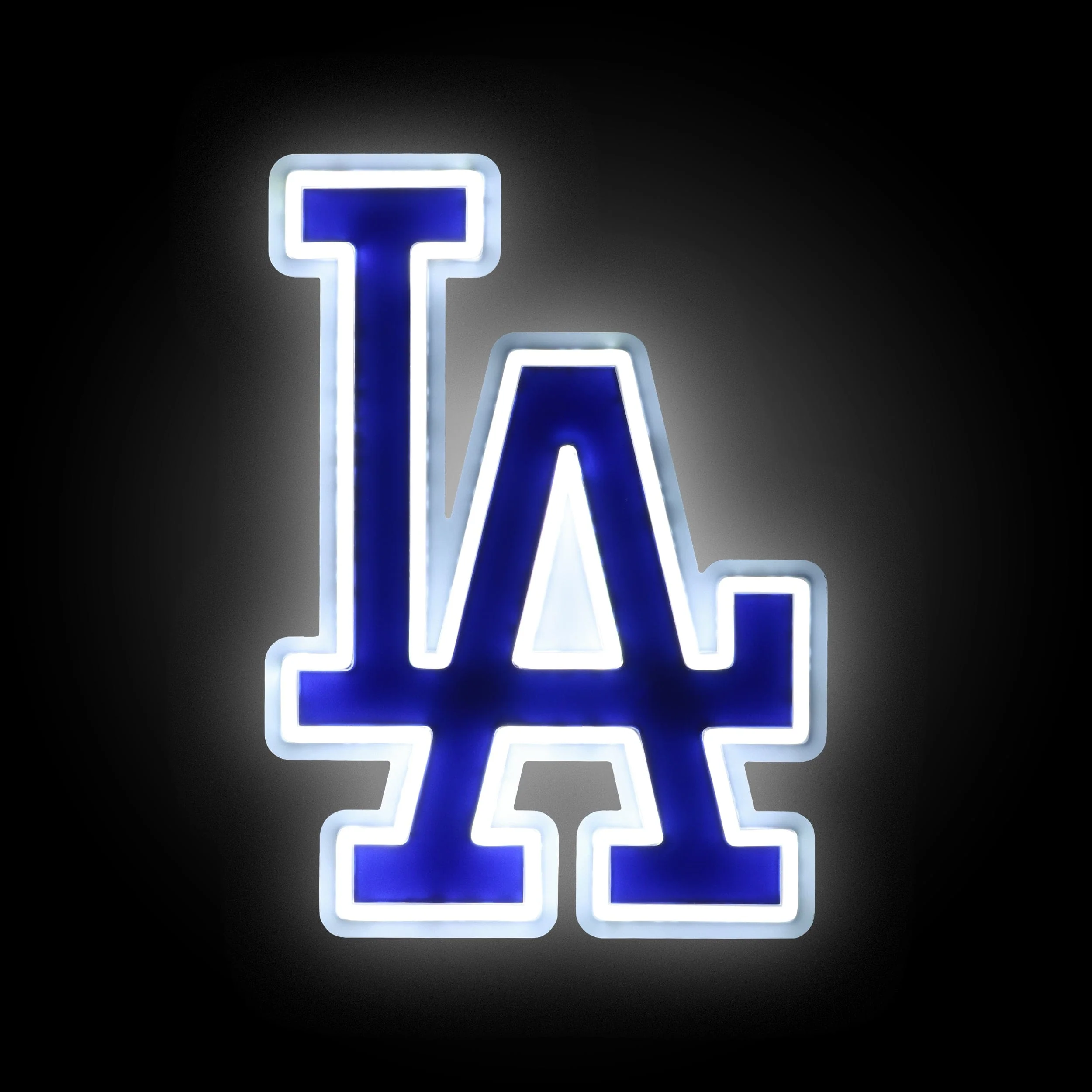 Los Angeles Dodgers MLB LED Neon Light Up Team Logo Sign - Image 2