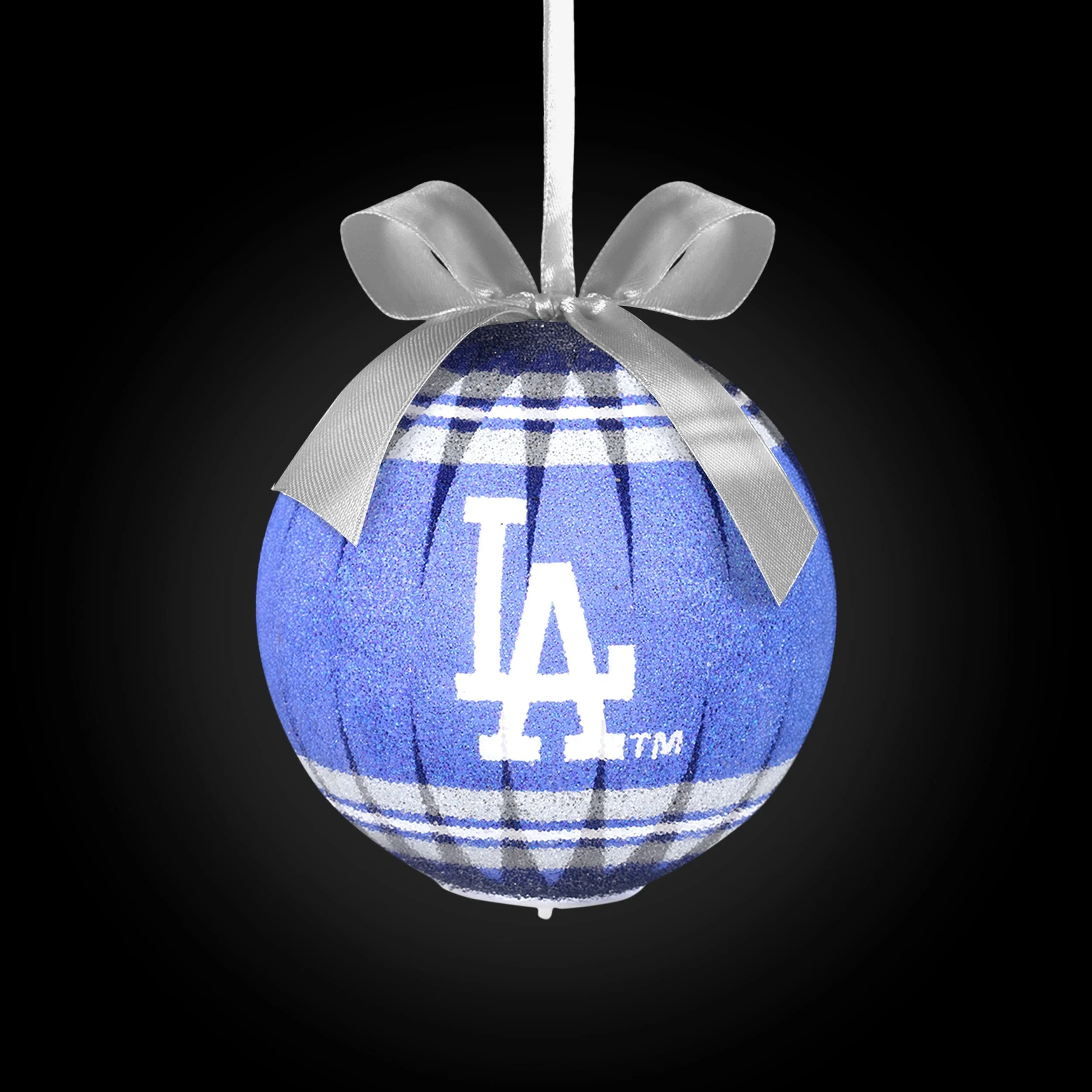 Los Angeles Dodgers MLB LED Shatterproof Ball Ornament - Image 2