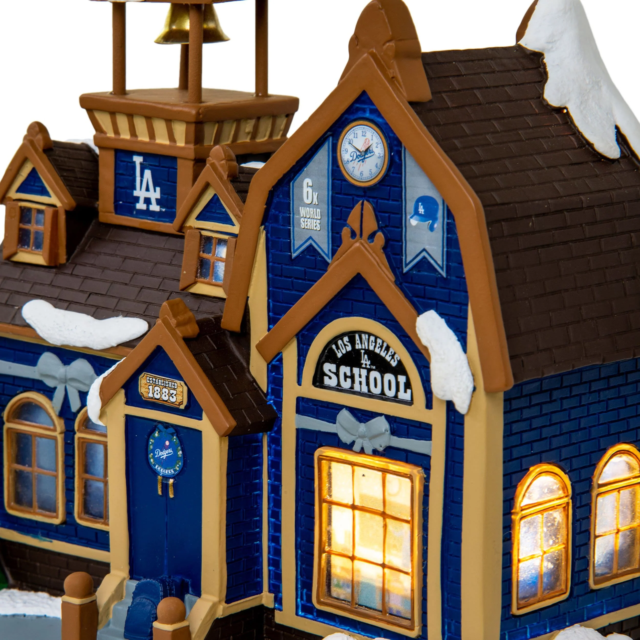 Los Angeles Dodgers MLB Light Up Team Schoolhouse - Image 2