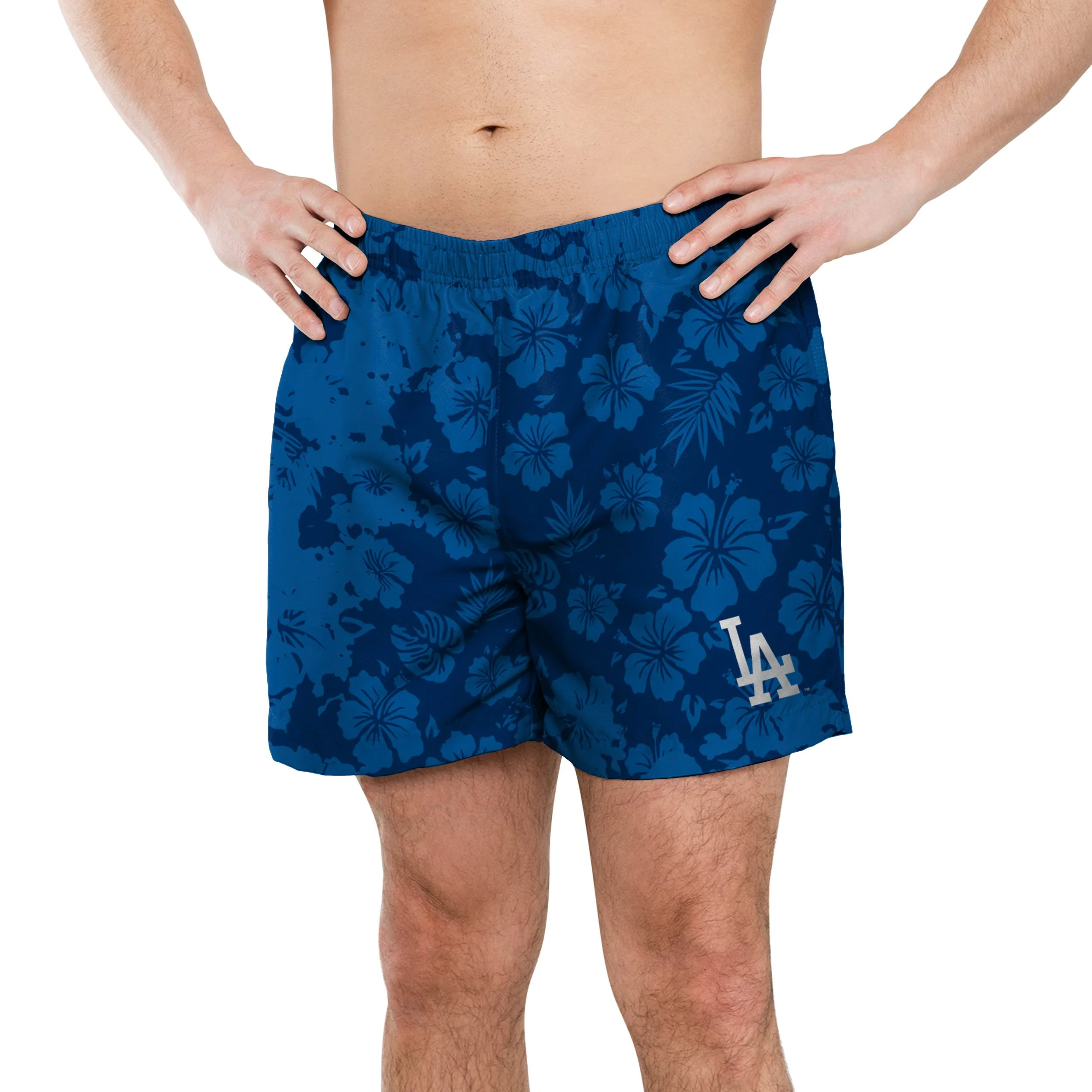 Los Angeles Dodgers MLB Mens Color Change-Up Swimming Trunks - Image 3