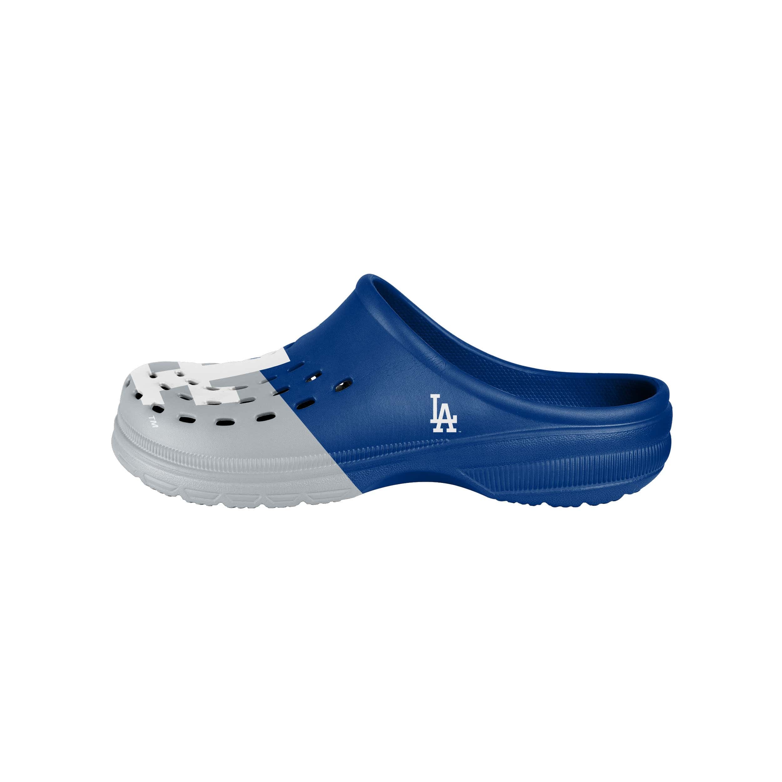 Los Angeles Dodgers MLB Mens Colorblock Big Logo Clog - Image 2