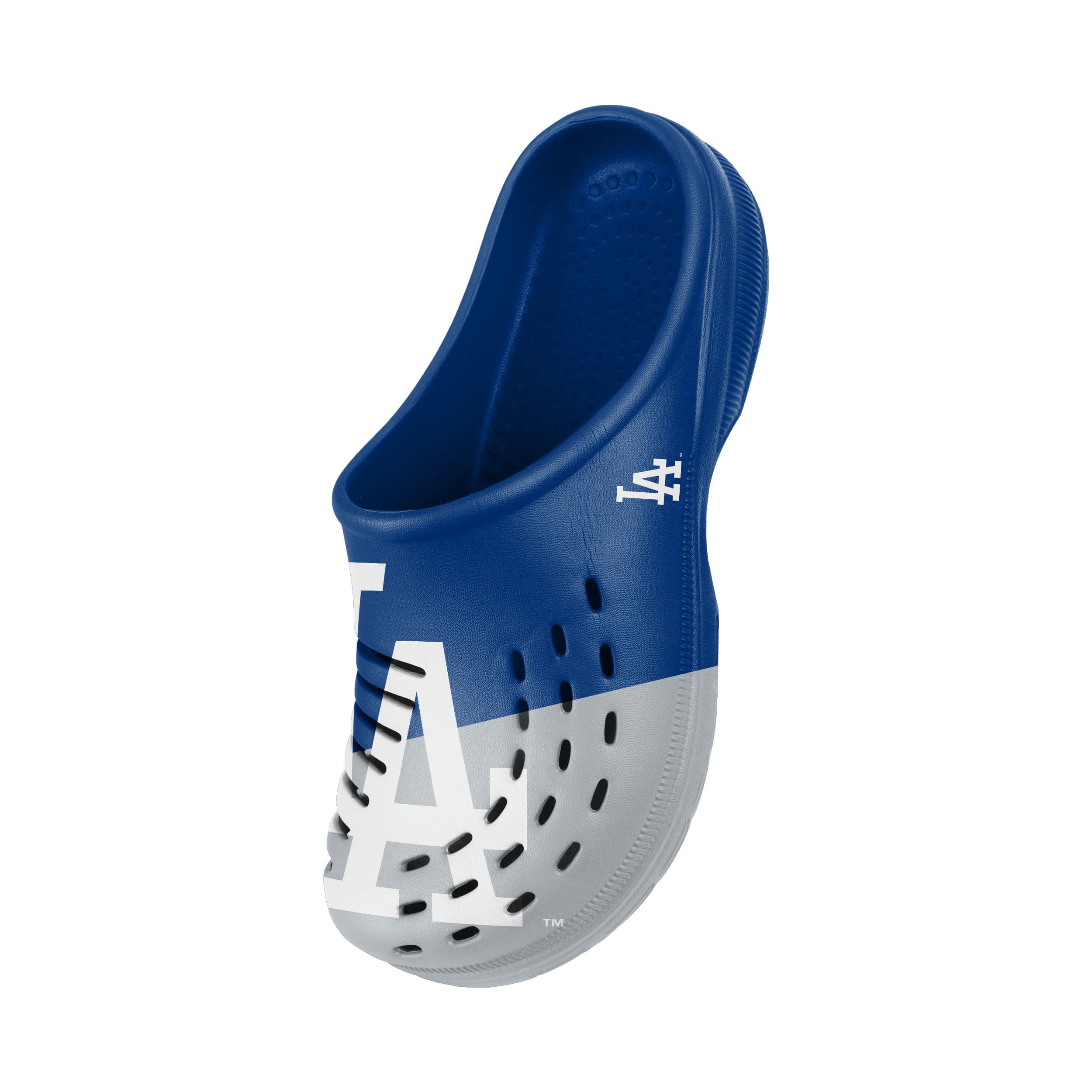 Los Angeles Dodgers MLB Mens Colorblock Big Logo Clog - Image 3