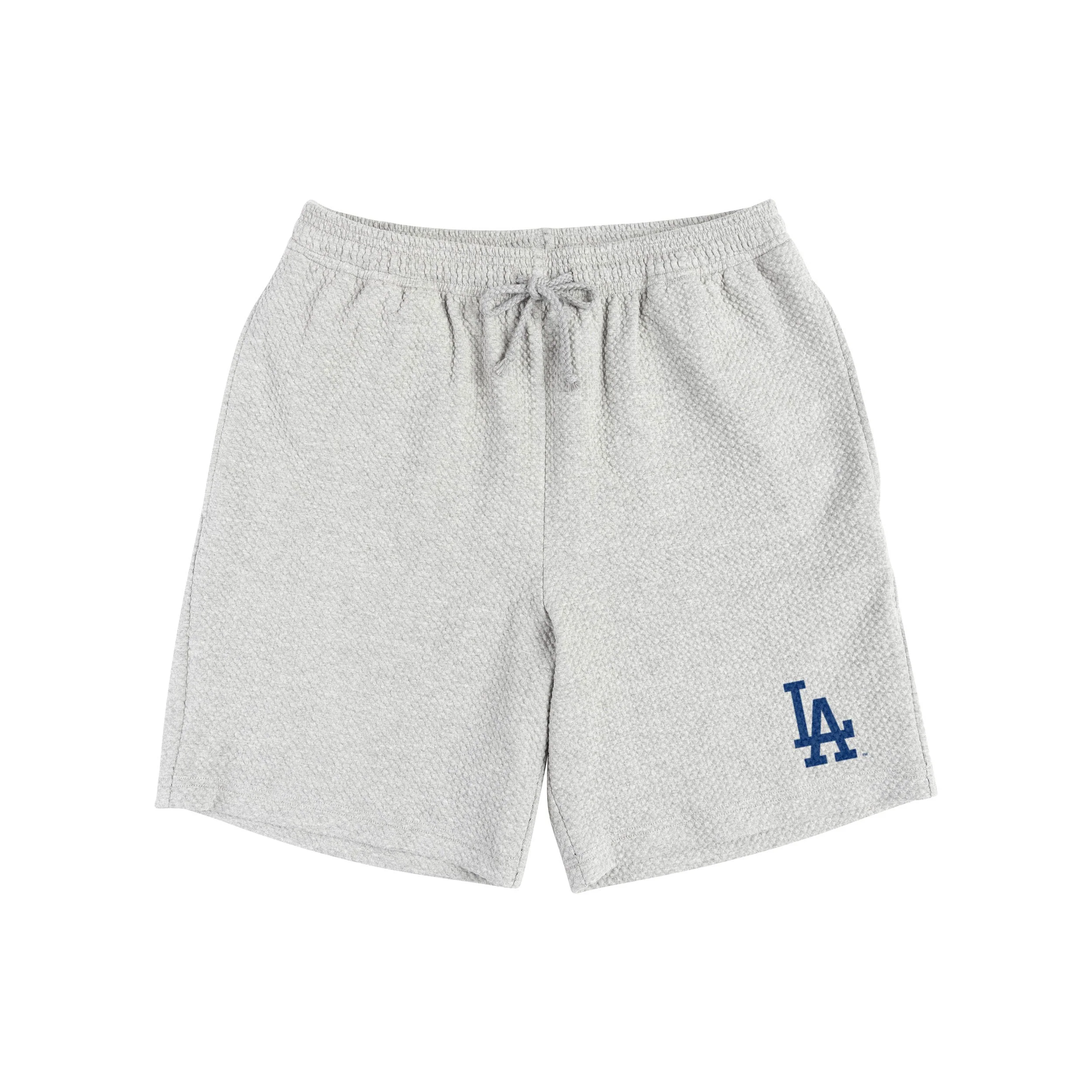 Los Angeles Dodgers MLB Mens Gray Woven Shorts - Image 4