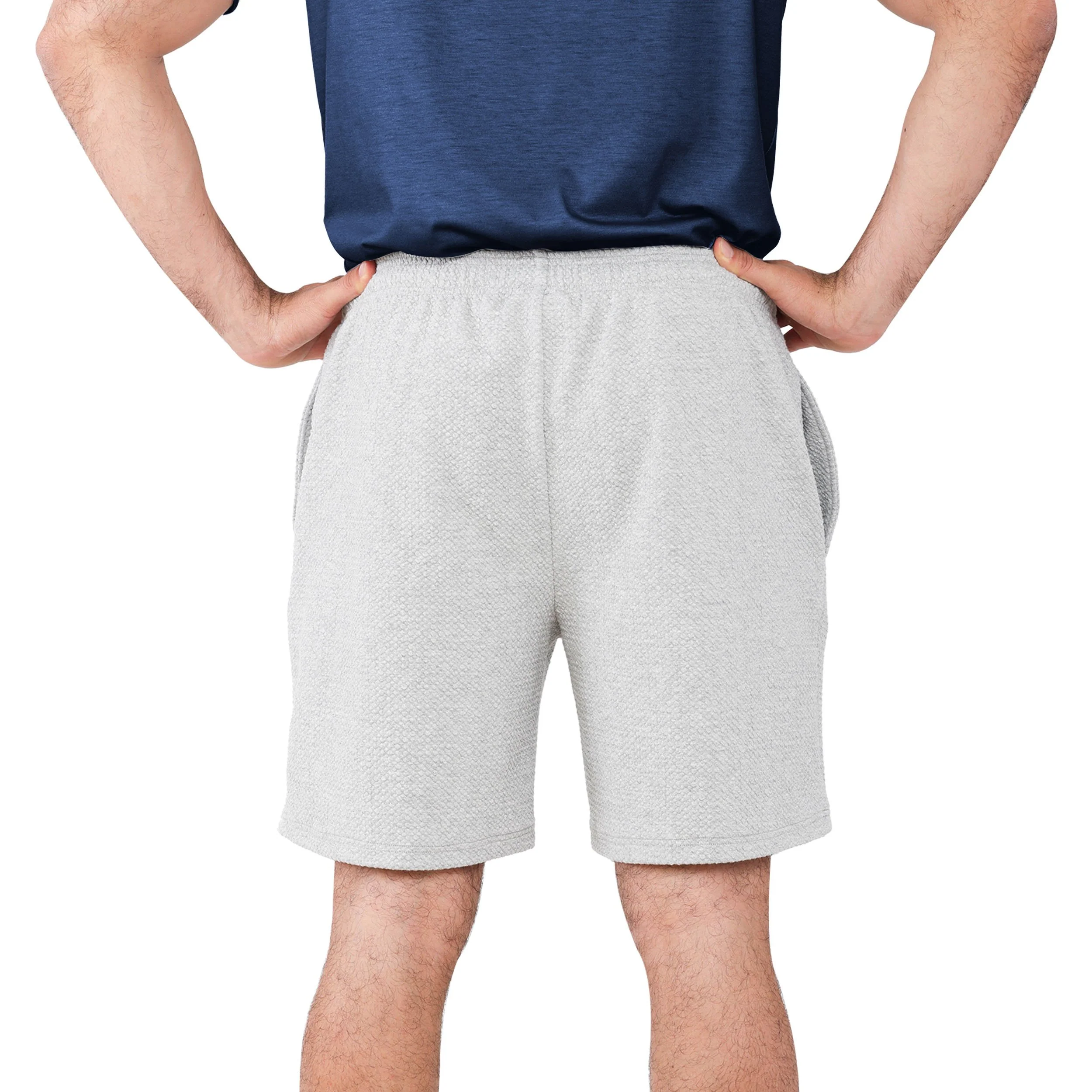 Los Angeles Dodgers MLB Mens Gray Woven Shorts - Image 5