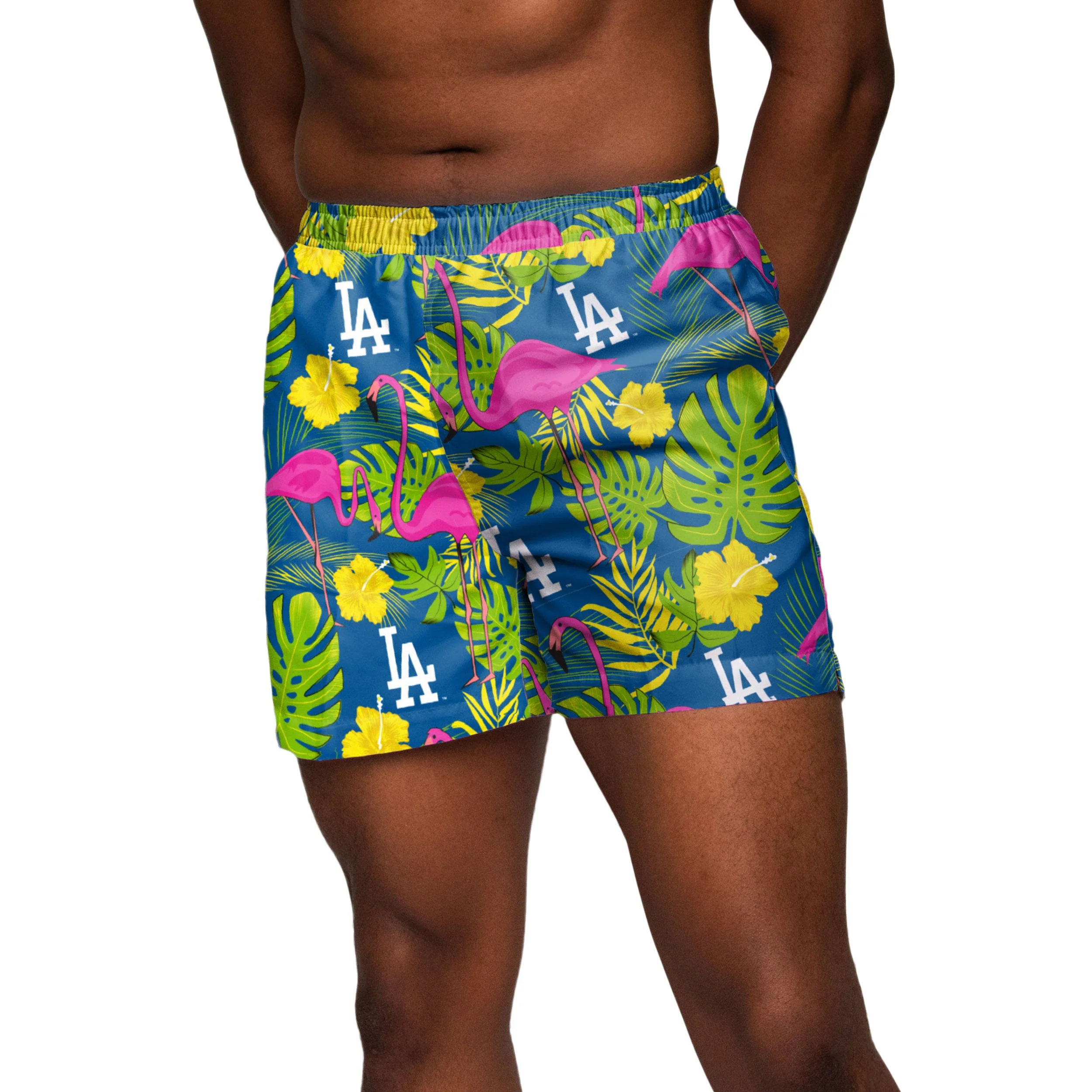 Los Angeles Dodgers MLB Mens Highlights Swimming Trunks - Image 2