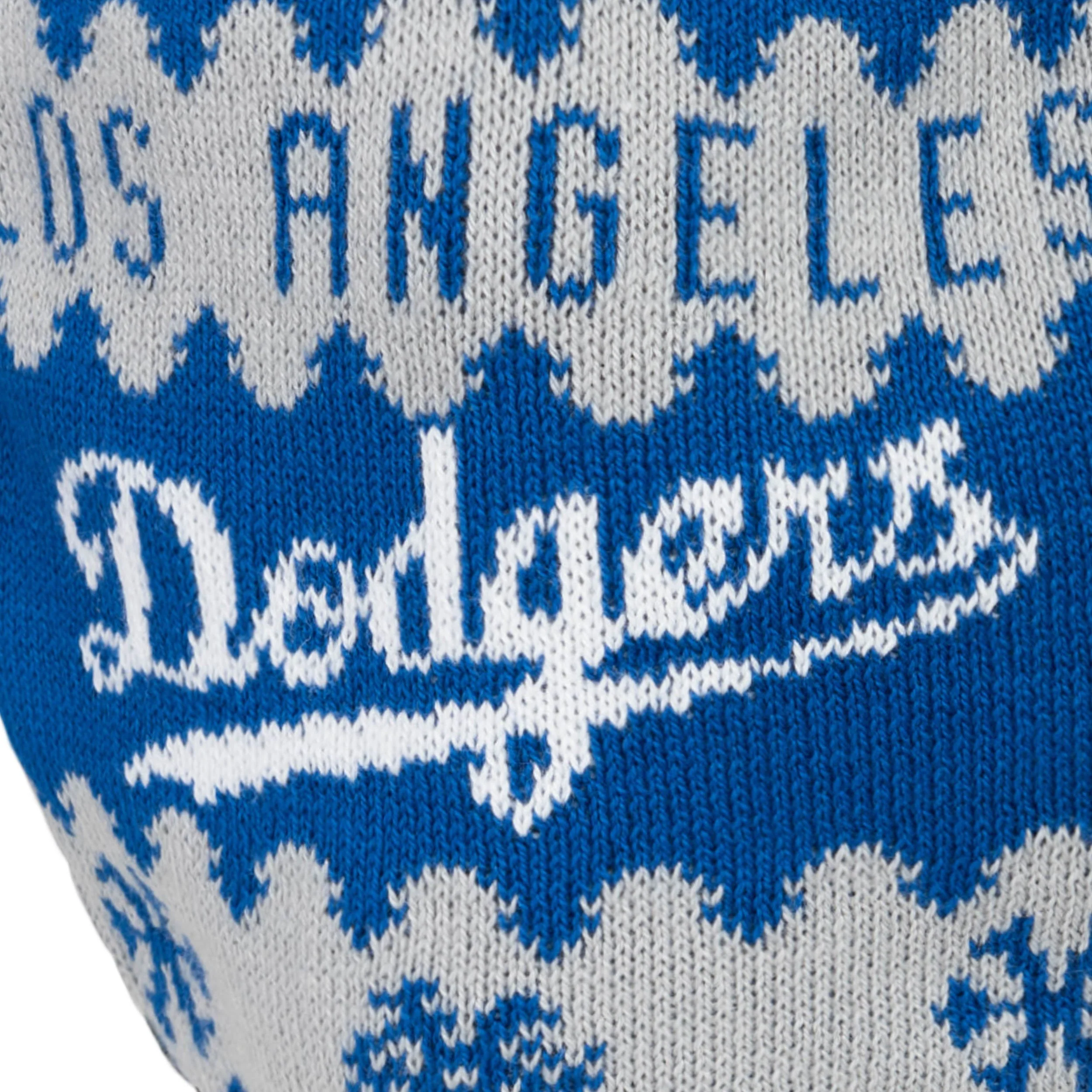 Los Angeles Dodgers MLB Mens Knit 2 Pack Face Cover - Image 4
