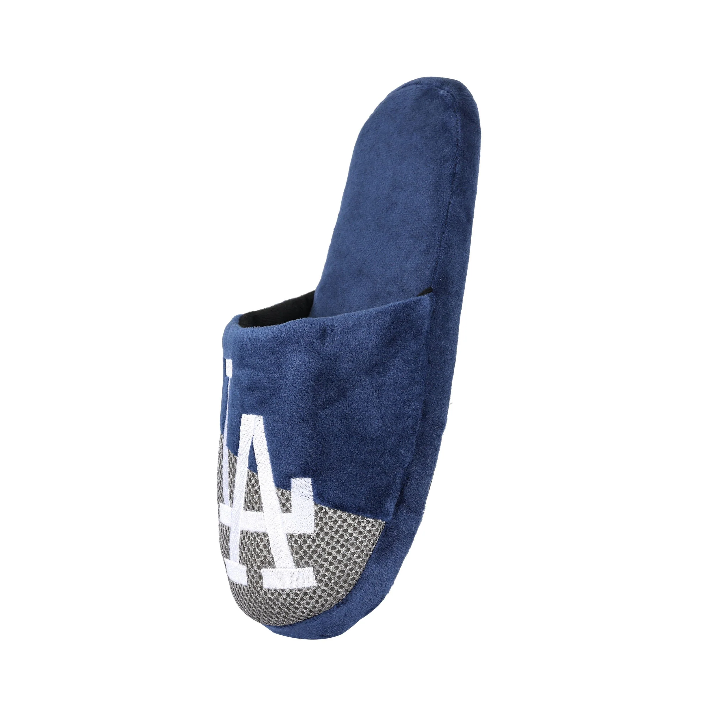 Los Angeles Dodgers MLB Mens Logo Staycation Slippers - Image 3