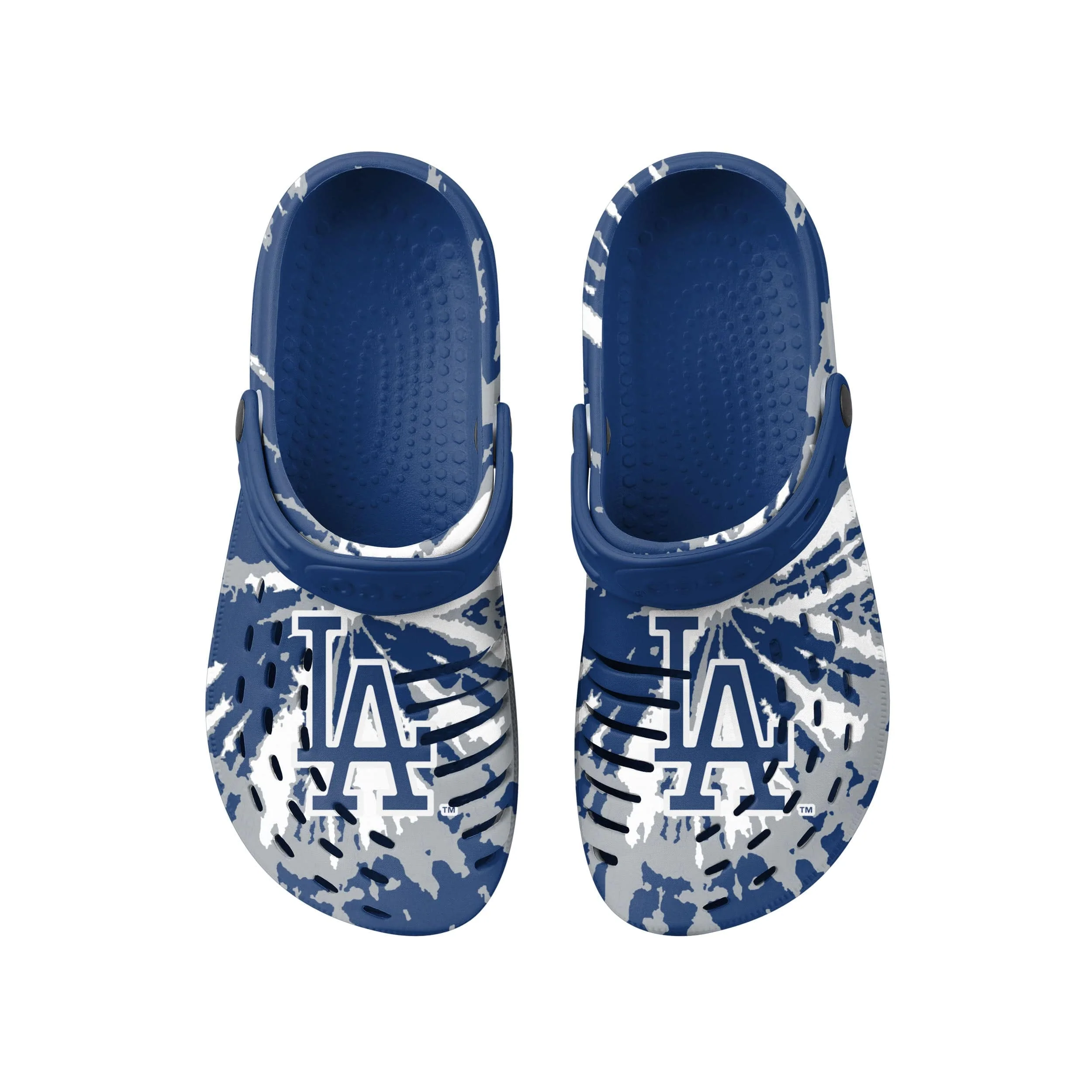 Los Angeles Dodgers MLB Mens Tie-Dye Clog With Strap - Image 4