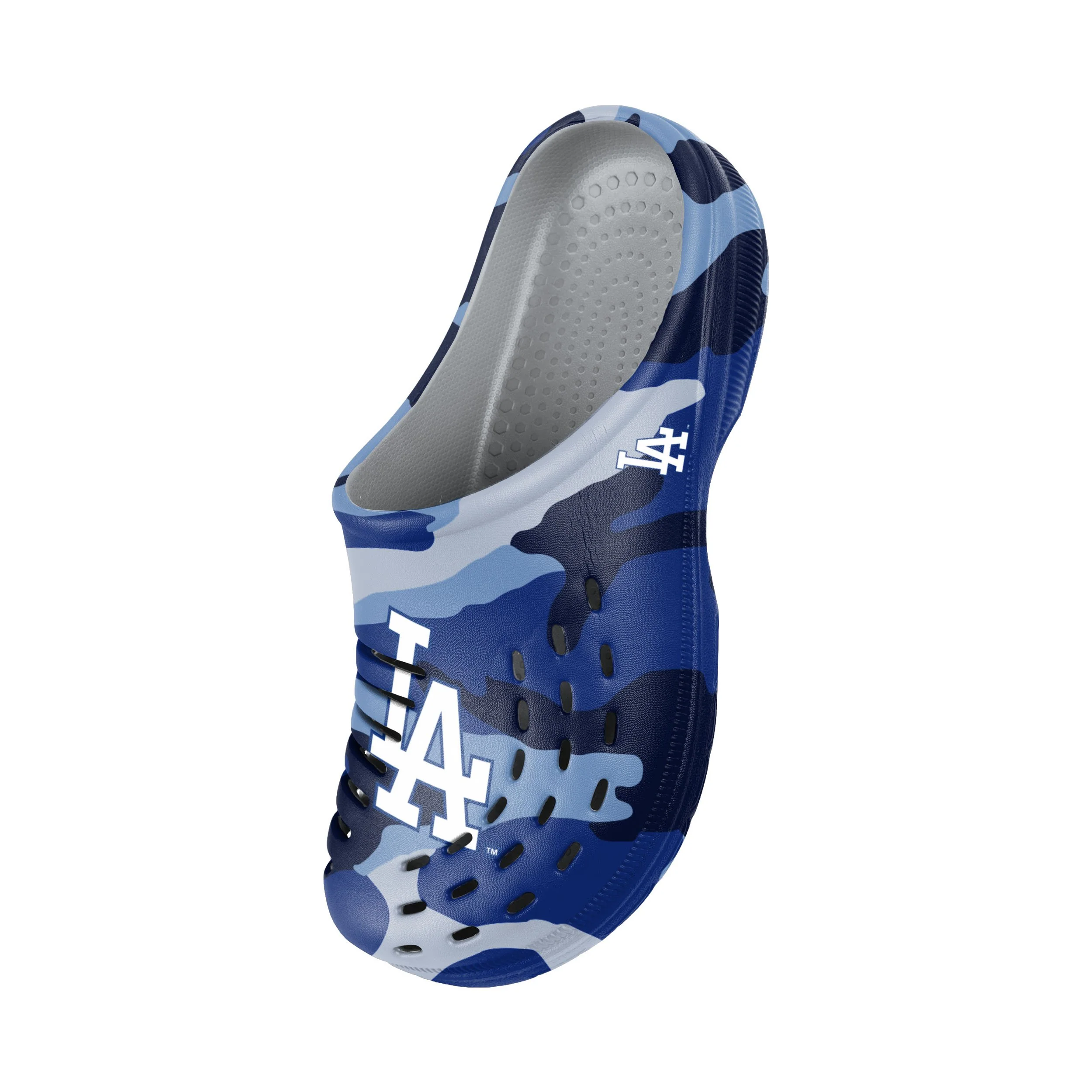 Los Angeles Dodgers MLB Mens Tonal Camo Clog - Image 3