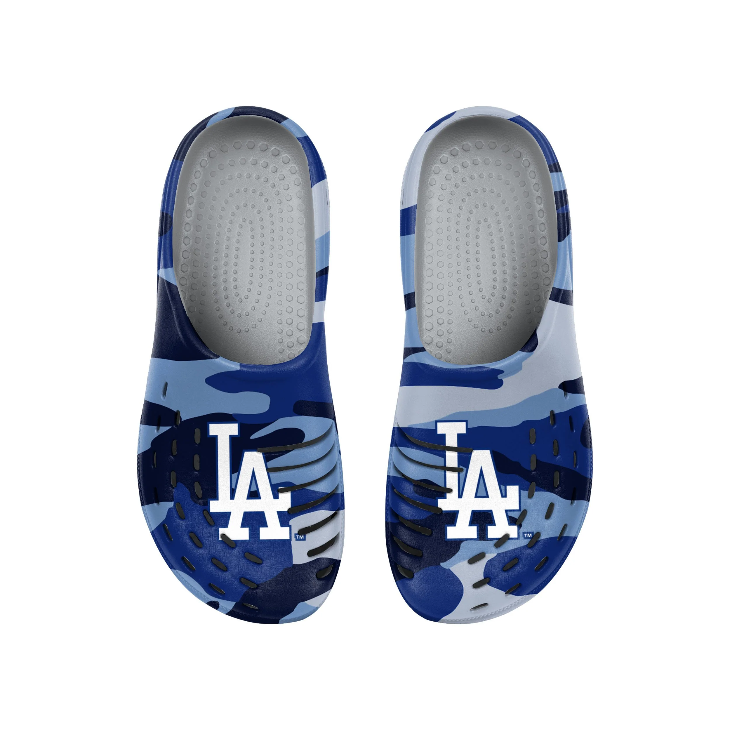 Los Angeles Dodgers MLB Mens Tonal Camo Clog - Image 4