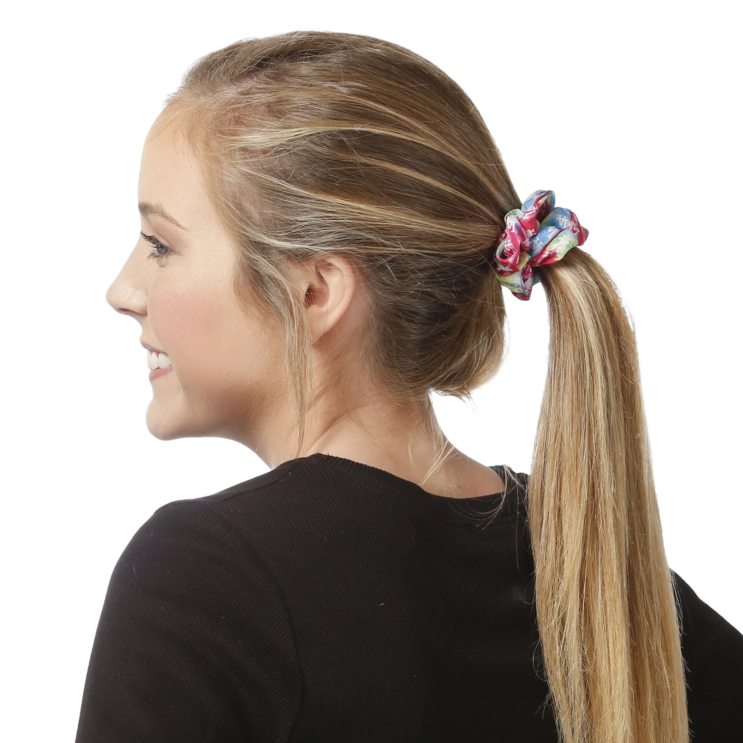 Los Angeles Dodgers MLB Mini Print 3 Pack Scrunchies - Image 3