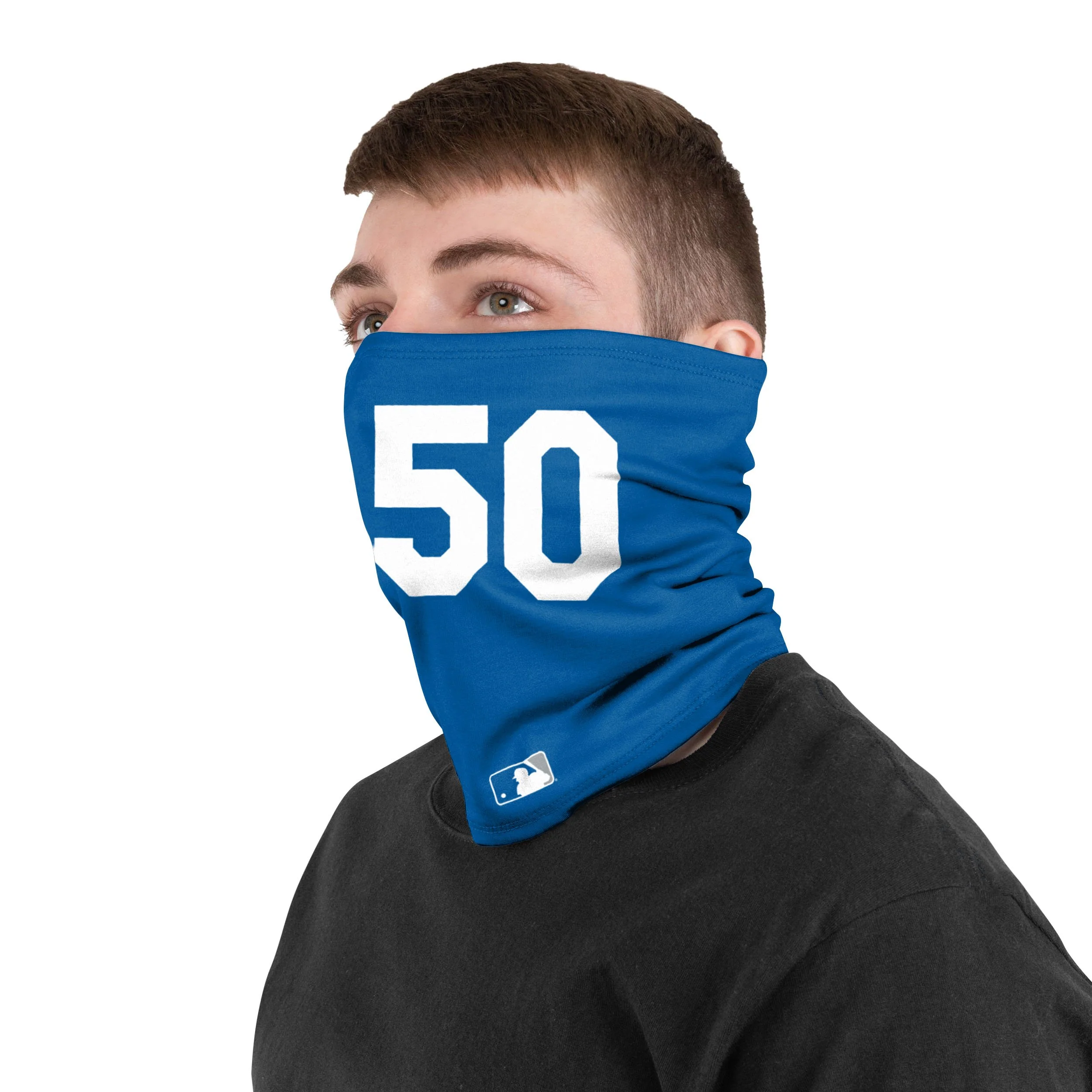Los Angeles Dodgers MLB Mookie Betts On-Field Blue UV Gaiter Scarf - Image 3